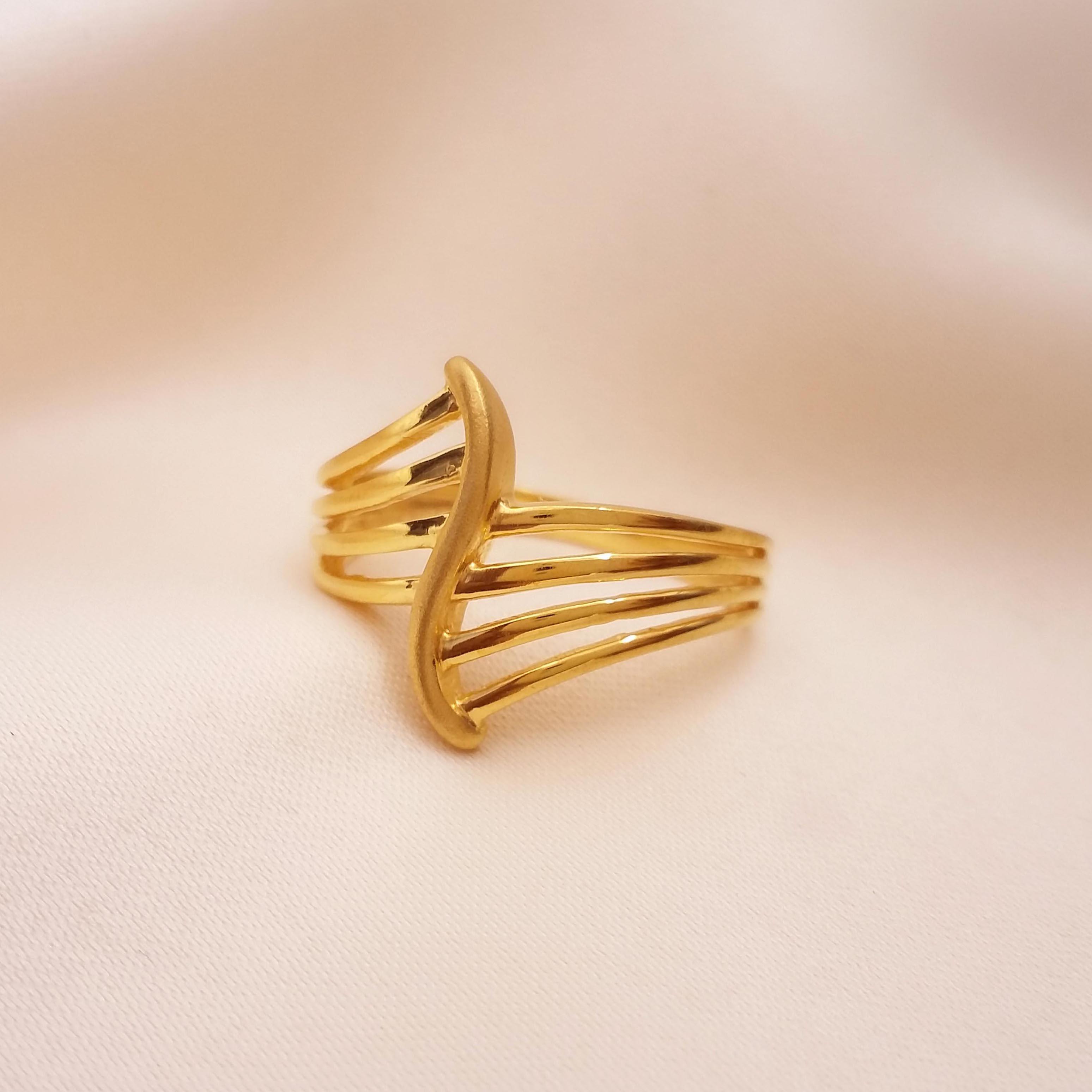 Polished Gold-Plated Ring– NIMANY Studio