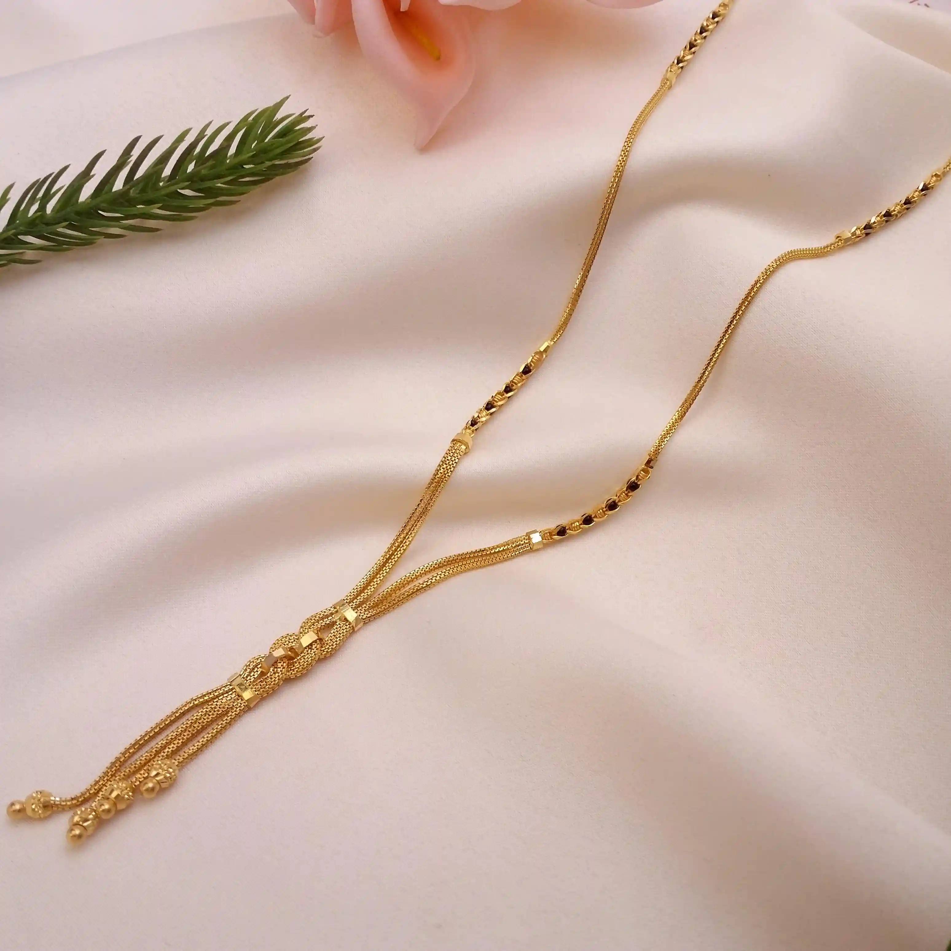Buy 22k Gold Mangalsutra 22 KT yellow gold (12.5 gm). | Online By Giriraj Jewellers