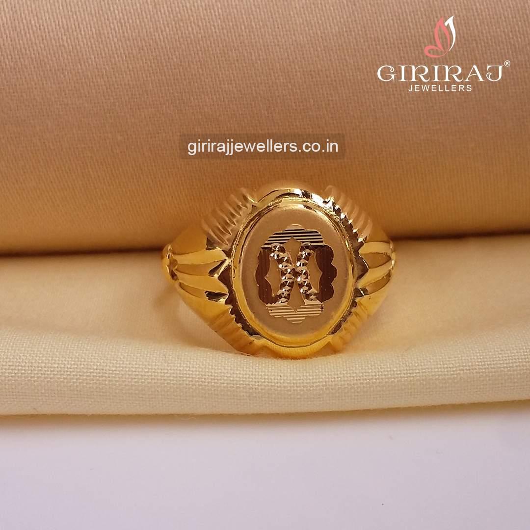 Men's Gold Rings - 18k Solid Gold Ring, 24 Carat Rings for Men – Bling King