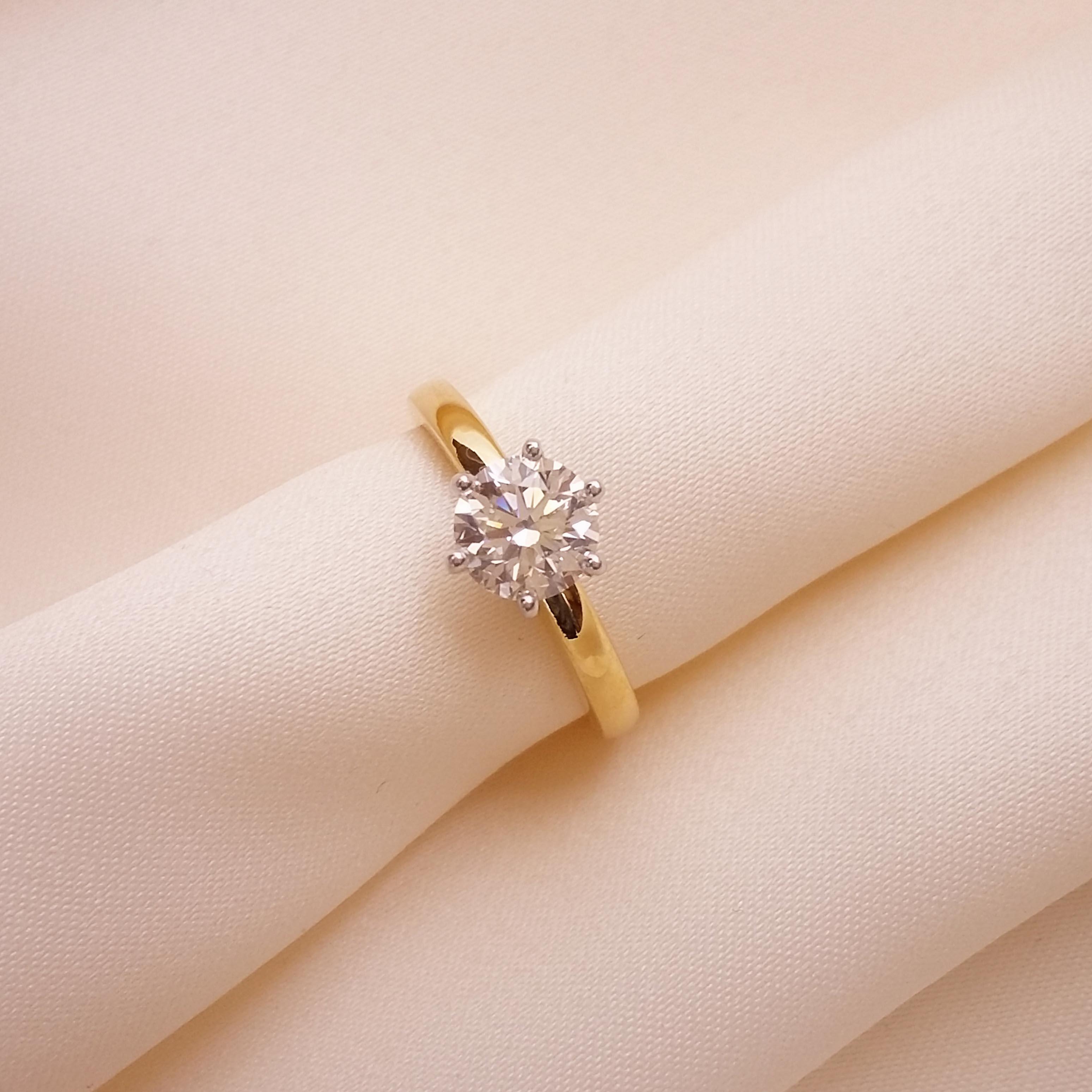 Lab Grown Diamond Women's Single Solitaire Ring at Rs 218611 in Mumbai