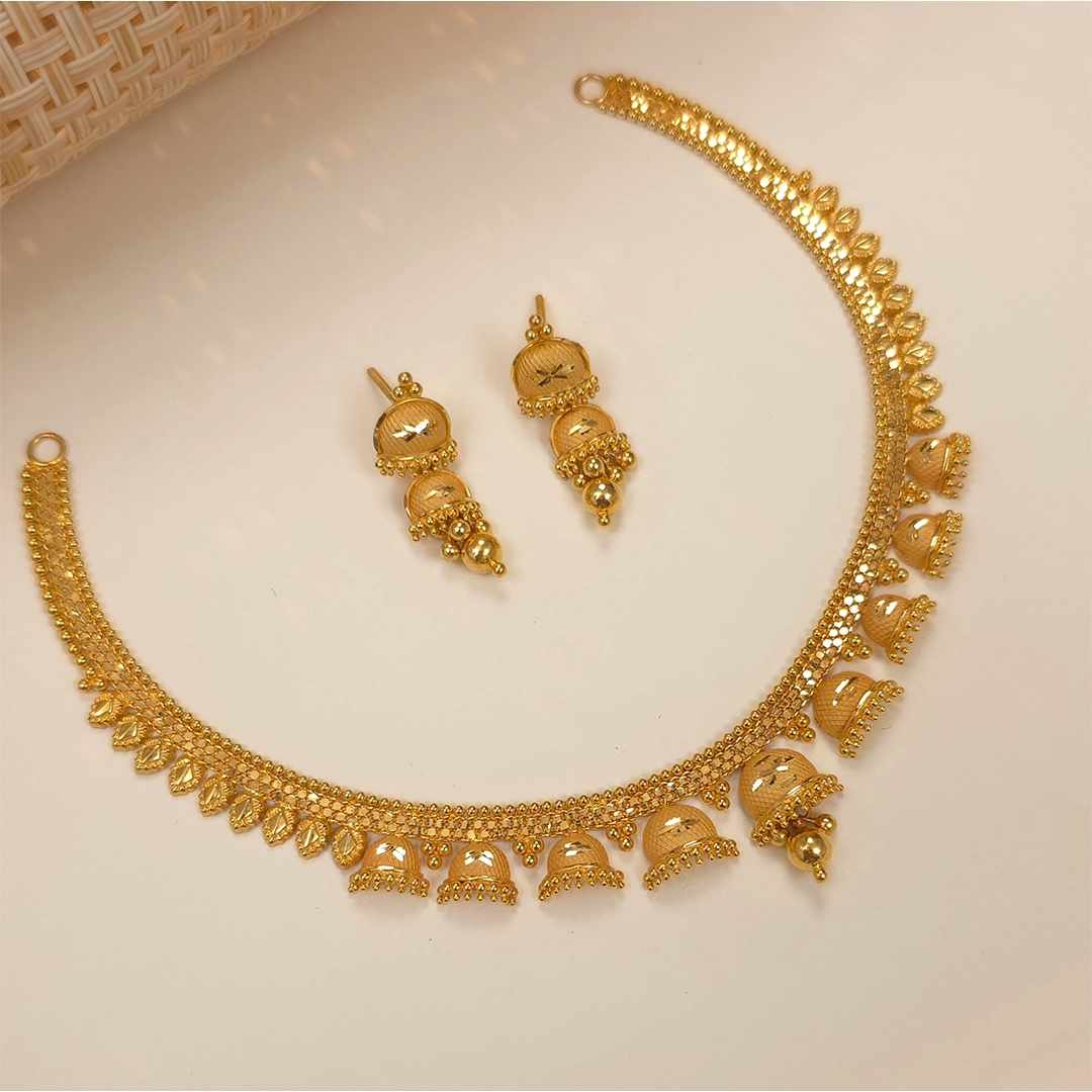Buy Armika 22K Gold Necklace 22 KT yellow gold (16.59 gm). | Online By Giriraj Jewellers