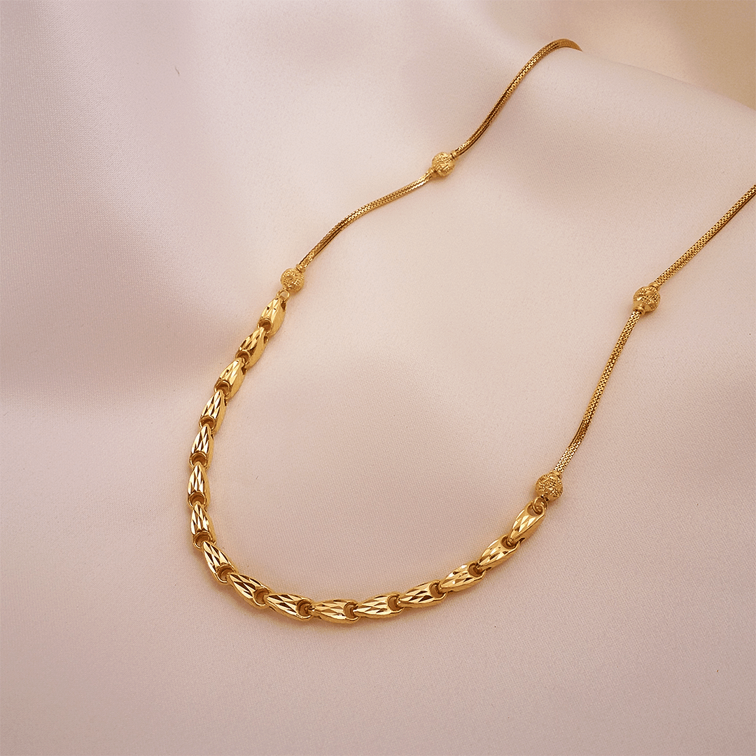 22 gold on sale chain ladies