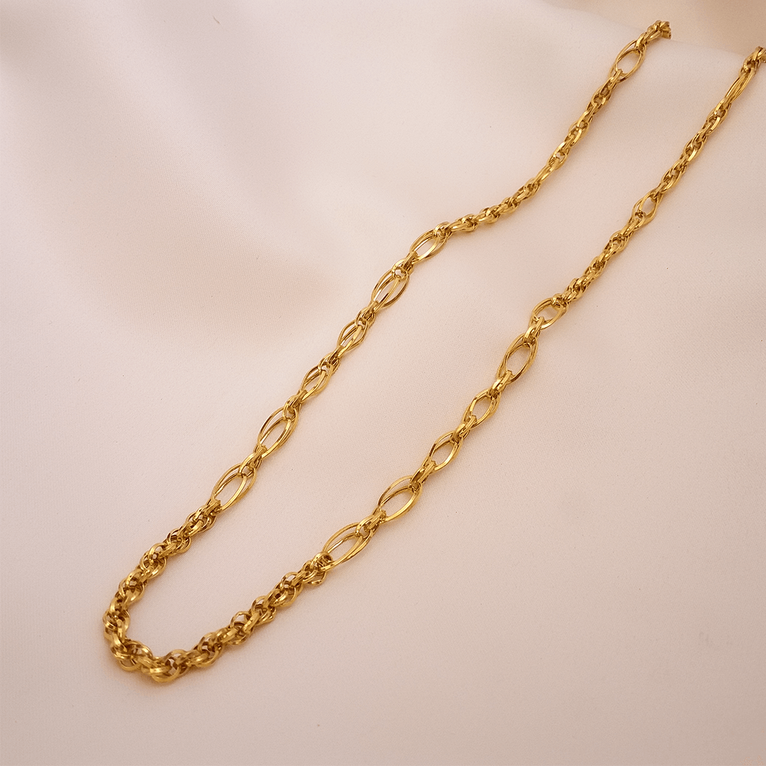 Buy Hredhaa Elegant 22K Gold Chain 22 KT yellow gold (9.43 gm). | Online By Giriraj Jewellers