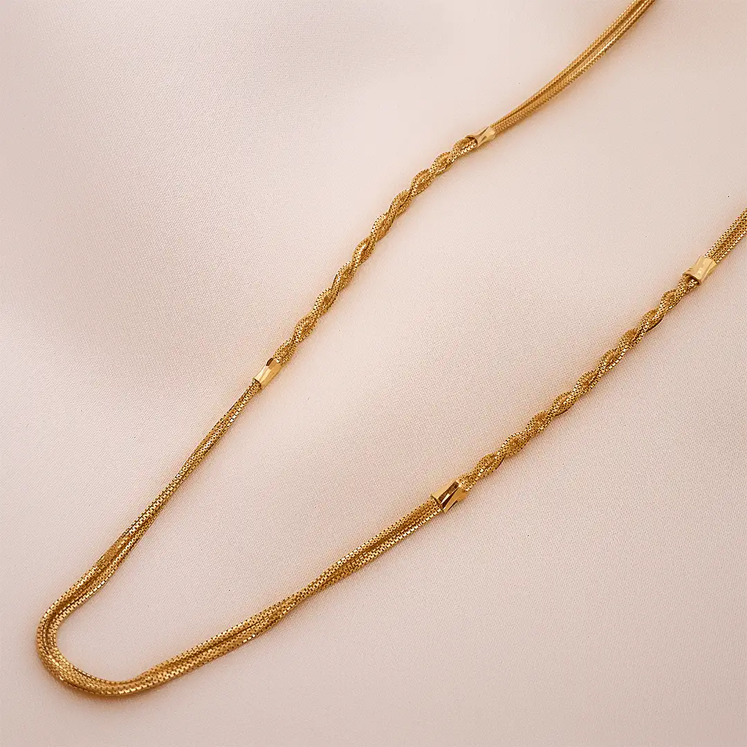 Buy Panini 22KT Gold Chain 22 KT yellow gold (18.31 gm). | Online By Giriraj Jewellers