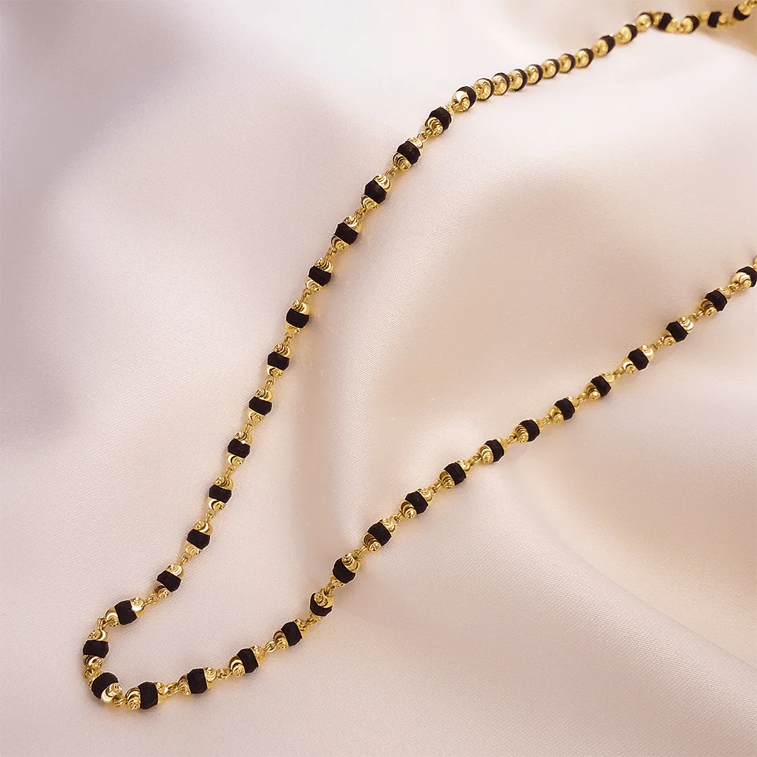 Buy Tulsi 22KT Gold Mala 22 KT yellow gold (12.27 gm). | Online By Giriraj Jewellers