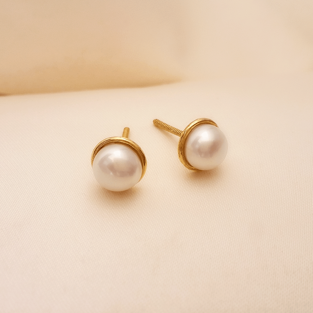 Pearl Drop Earrings - Mathilde | Linjer Jewelry