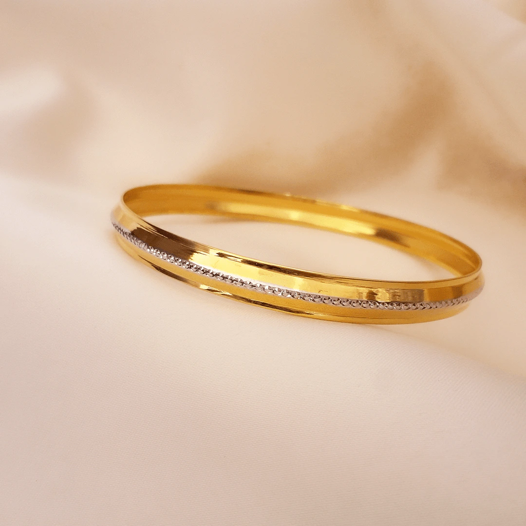 Buy Rocco 22k Gold Men's Kada 22 KT yellow gold (24.6 gm). | Online By Giriraj Jewellers