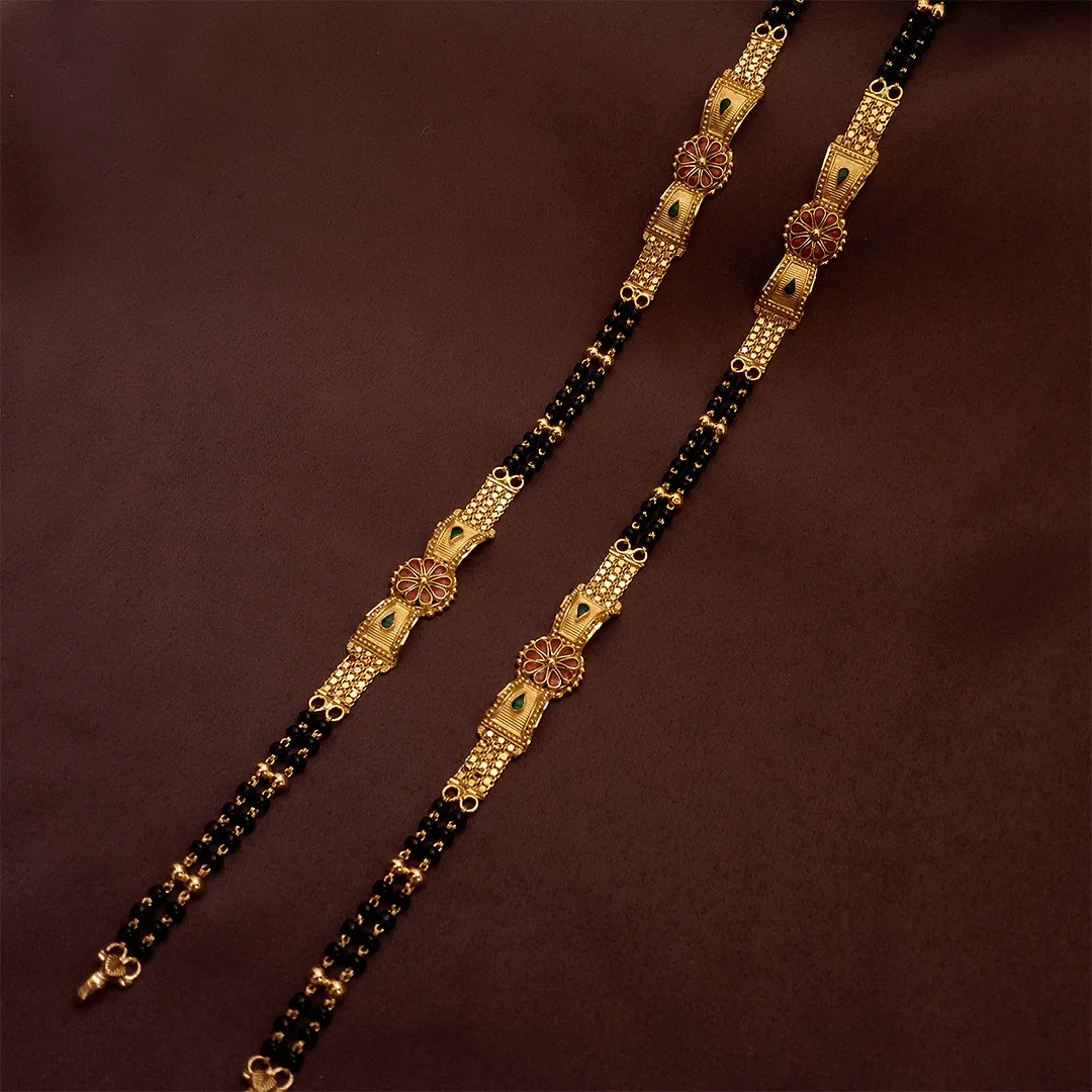 Buy Inaaya 22KT Gold Mangalsutra 22 KT yellow gold (23.47 gm). | Online By Giriraj Jewellers