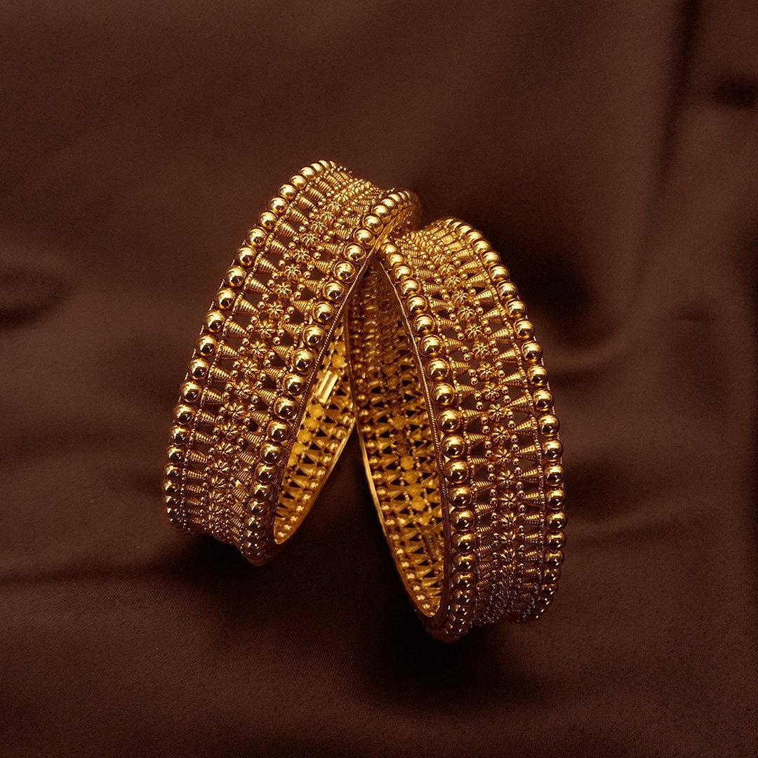 Buy Suhani 22k Gold Kada 22 KT yellow gold (54.5 gm). | Online By Giriraj Jewellers