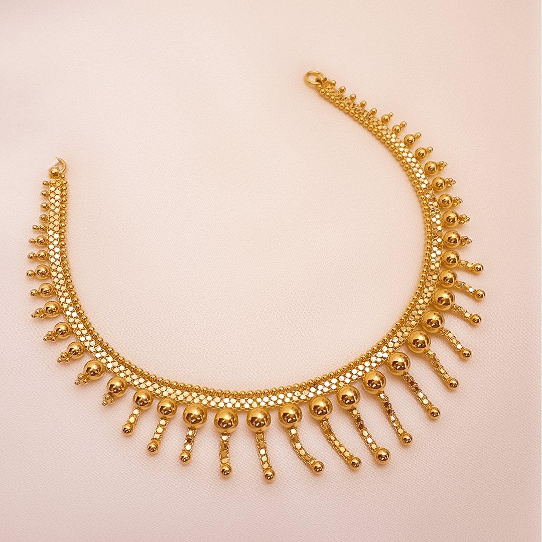 Buy Enduring Elegance Gold Necklace 22 KT yellow gold (11.8 gm). | Online By Giriraj Jewellers