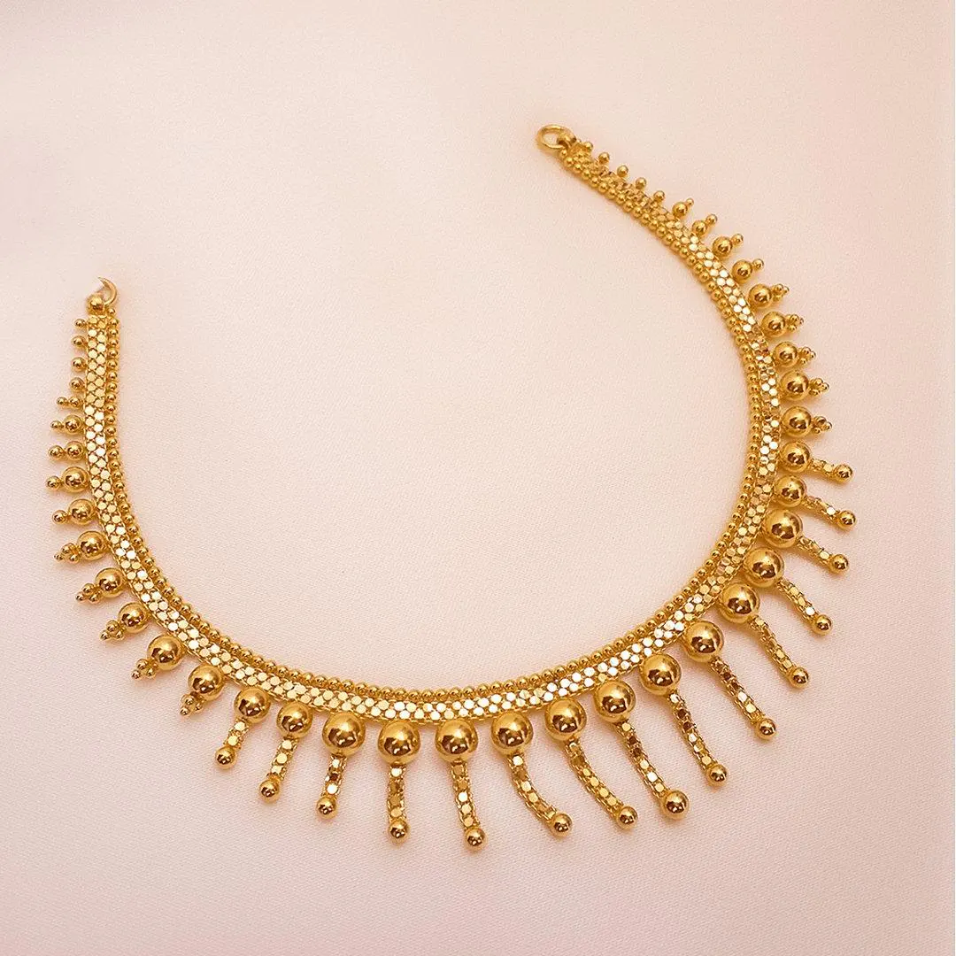Buy Enduring Elegance Gold Necklace 22 KT yellow gold (11.8 gm). | Online By Giriraj Jewellers