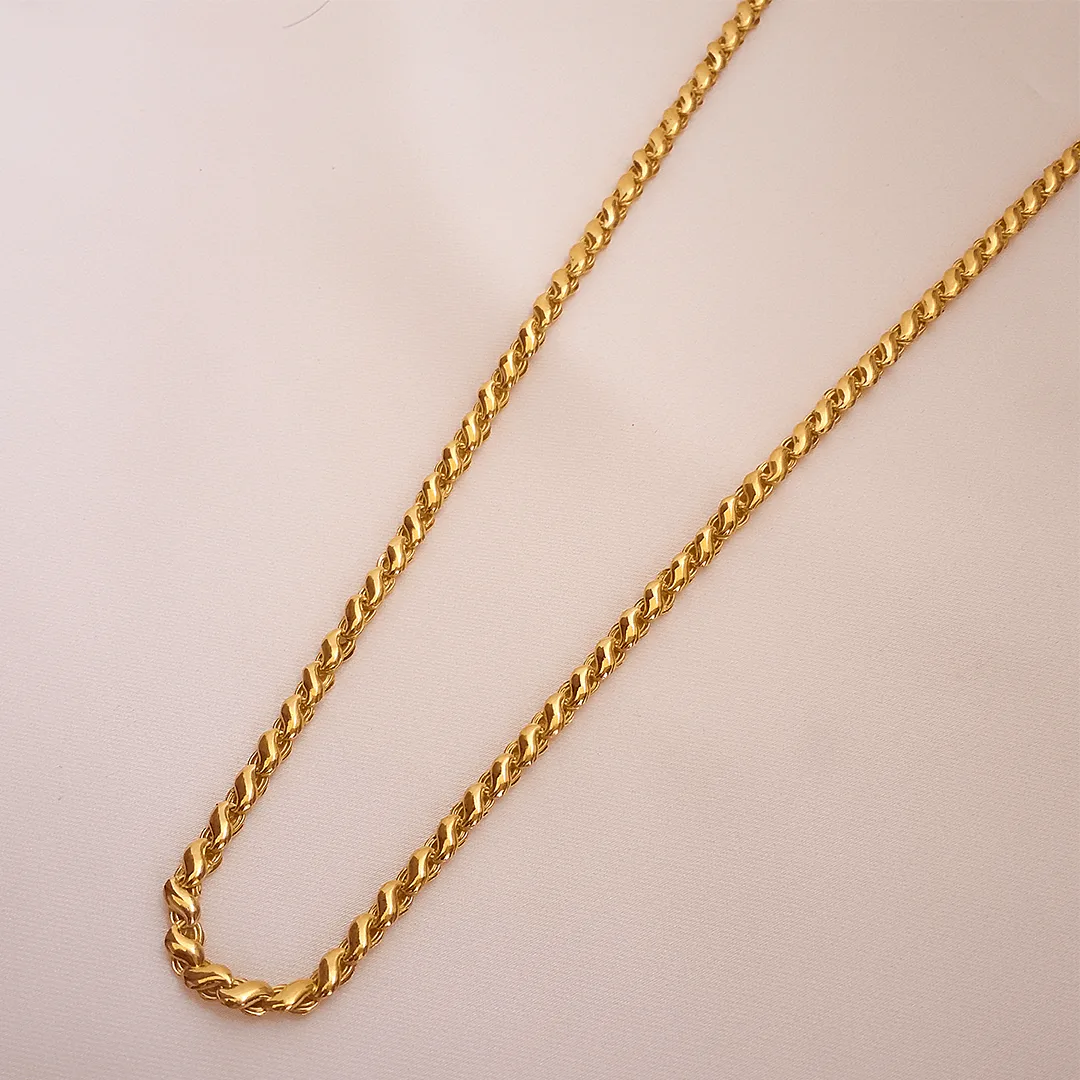 Buy Ever Elite Men's Gold Chain 22 KT yellow gold (24.75 gm). | Online By Giriraj Jewellers