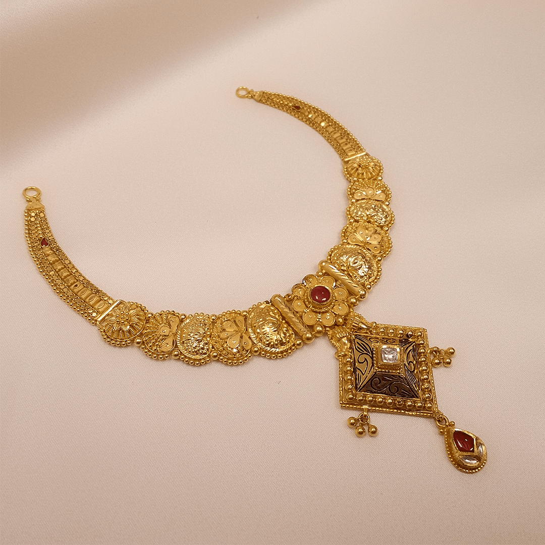 Buy Golden Epoch Gold Necklace 22 KT yellow gold (24.3 gm). | Online By Giriraj Jewellers