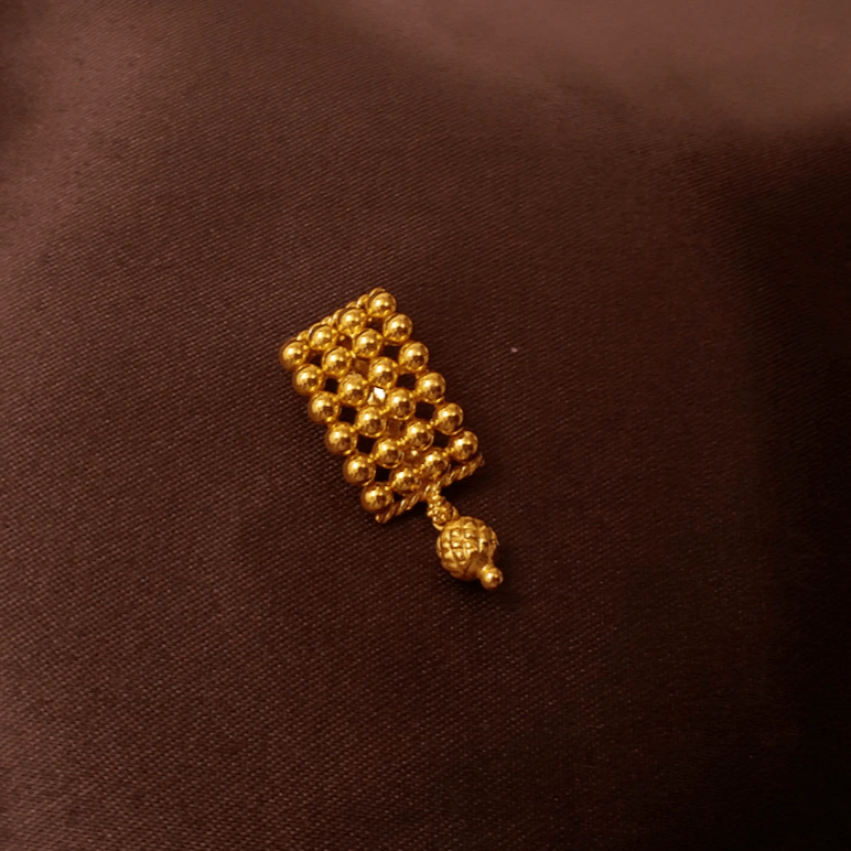 Buy Airy Elegance Gold Pendant 22 KT yellow gold (1.41 gm). | Online By Giriraj Jewellers