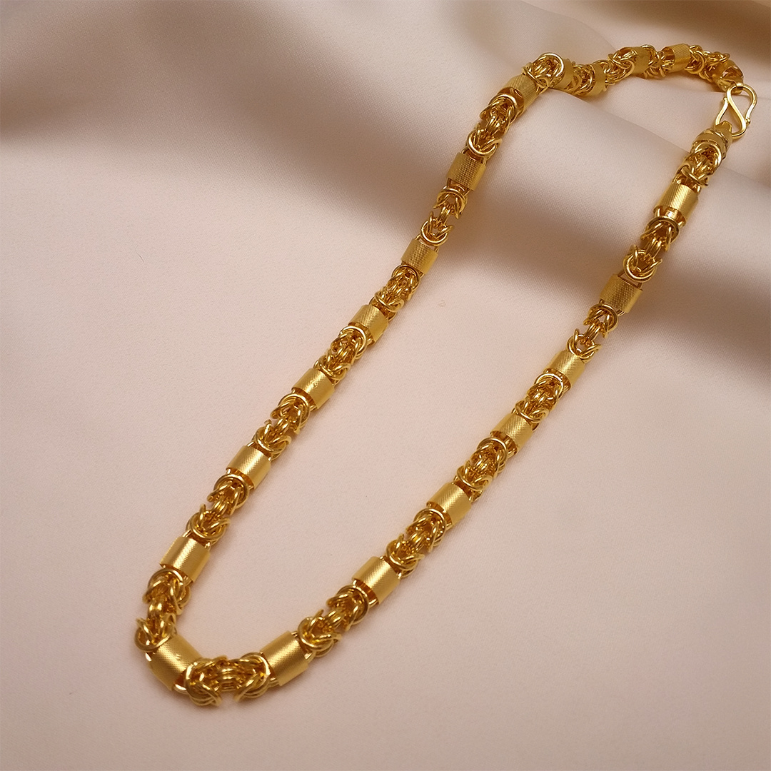 Buy Rudrika Hollow Men's Gold Chain 22 KT yellow gold (40.42 gm). | Online By Giriraj Jewellers