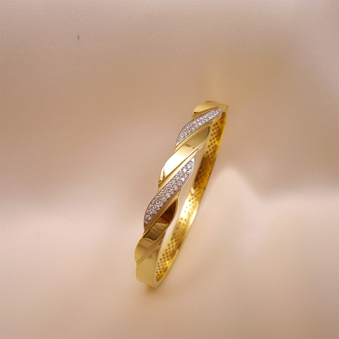 Buy SparkLoom Daily Diamond Bracelet 18 KT yellow gold (17.5 gm). | Online By Giriraj Jewellers