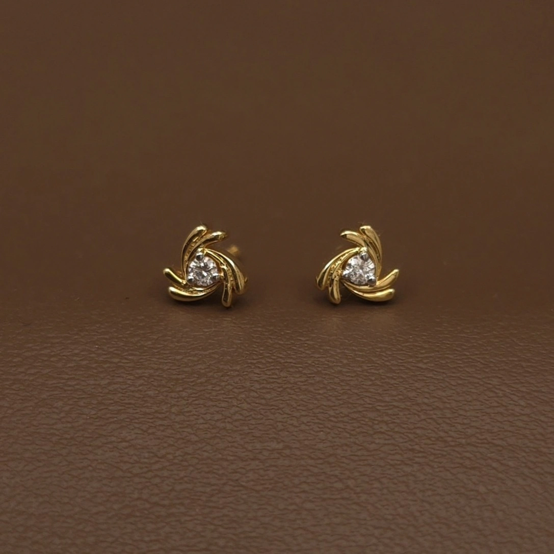 Buy  Diamobuds Diamond Earrings 18 KT yellow gold (1.458 gm). | Online By Giriraj Jewellers
