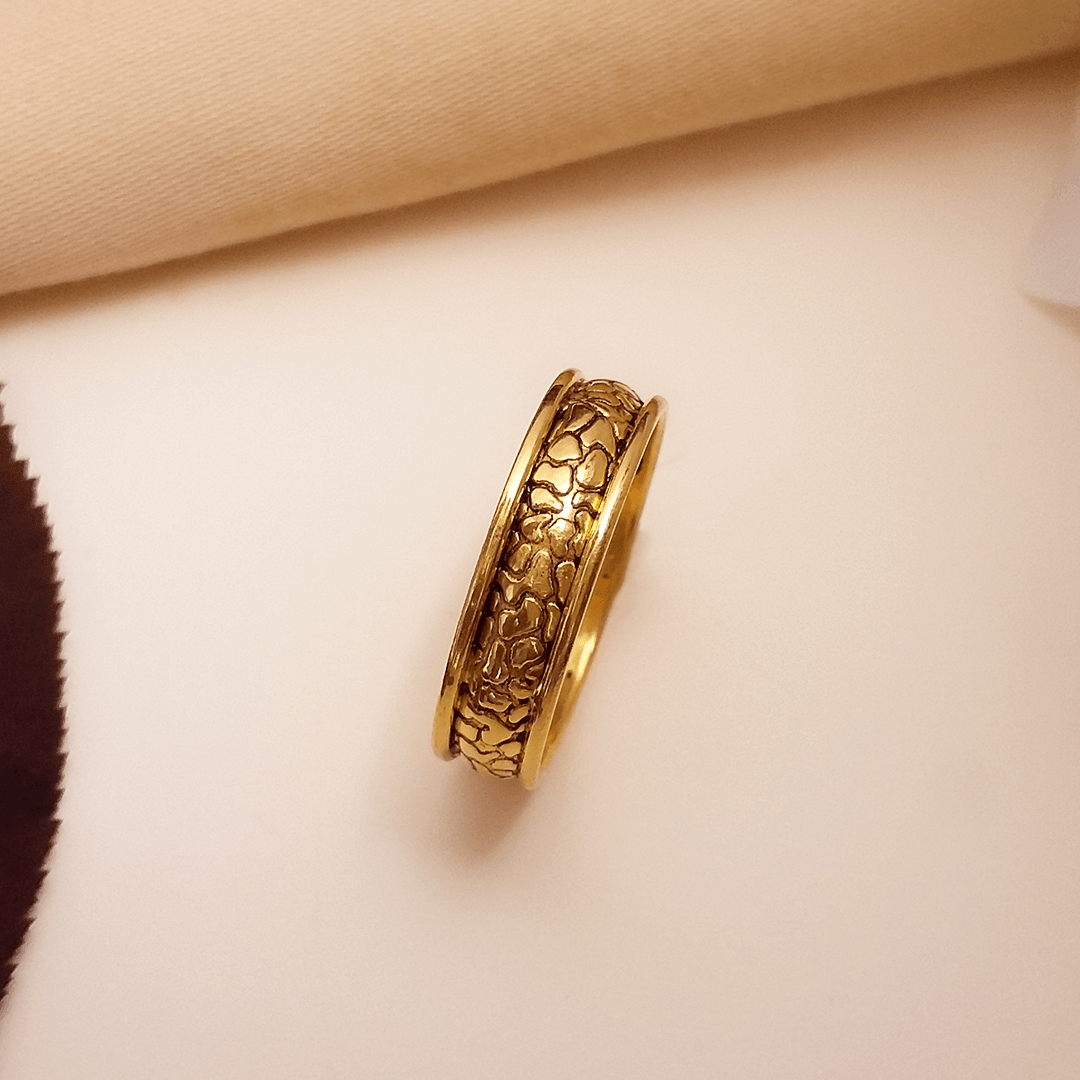 Buy Swarna Bhumi-2 Ring 22 KT yellow gold (3.1 gm). | Online By Giriraj Jewellers