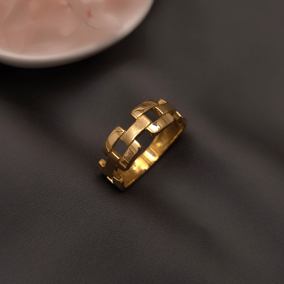Buy Locks Gold Ring 22 KT yellow gold (4.96 gm). At Best Price In India. Check Rings New Designs At Giriraj Jewellers. BIS Care, Hallmark, 100% Certified | Trust & Quality of Giriraj Jewellers India | 22K gold ring design | rose gold ring price | 22k gold ring under 10000 | gold ring for men | buy gold ring for women | engagement ring for women gold | female gold ring latest design | gold ring images latest | gold wedding jewellery gifts | gold rings online for wedding