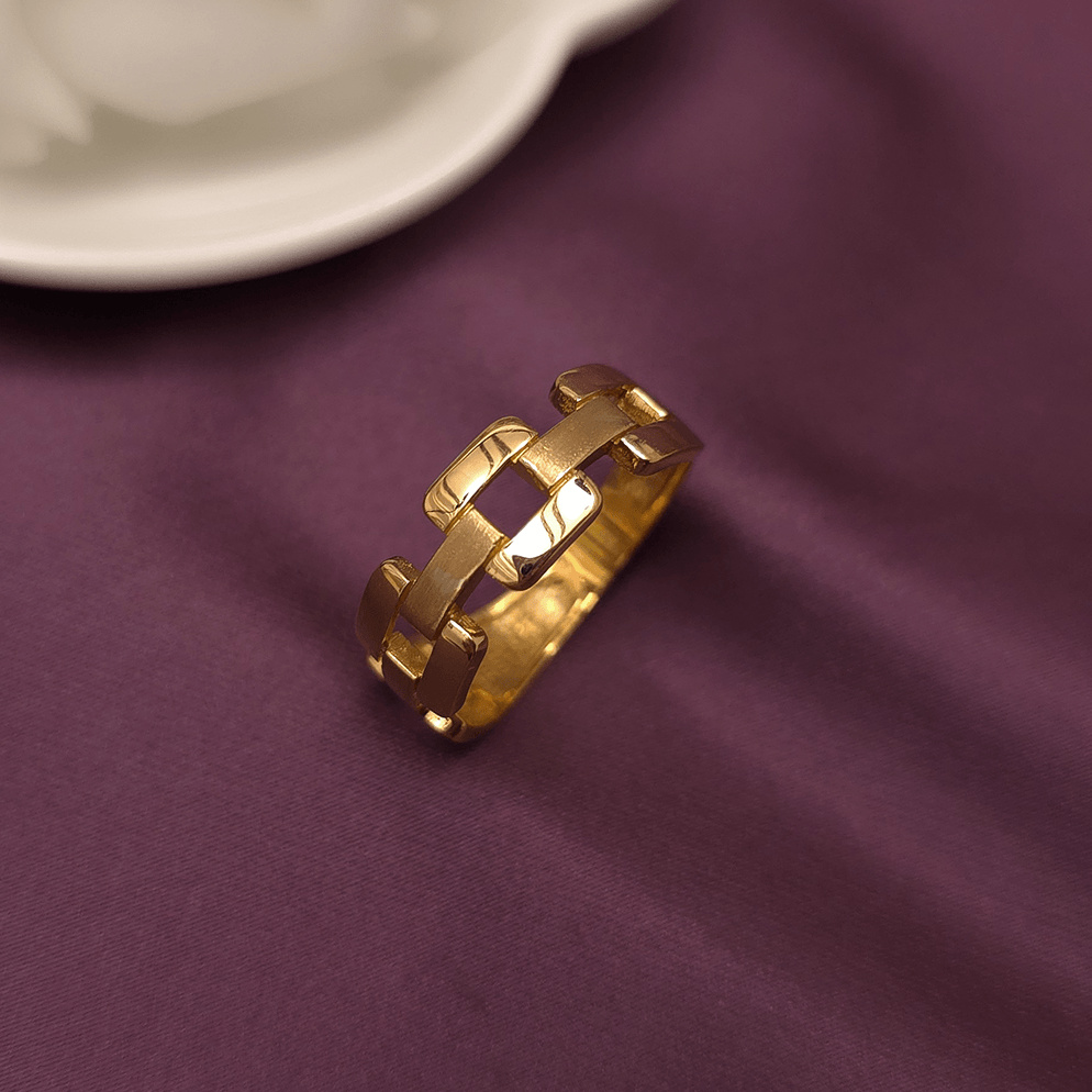 Buy Locks Gold Ring 22 KT yellow gold (4.96 gm). At Best Price In India. Check Rings New Designs At Giriraj Jewellers. BIS Care, Hallmark, 100% Certified | Trust & Quality of Giriraj Jewellers India | 22K gold ring design | rose gold ring price | 22k gold ring under 10000 | gold ring for men | buy gold ring for women | engagement ring for women gold | female gold ring latest design | gold ring images latest | gold wedding jewellery gifts | gold rings online for wedding