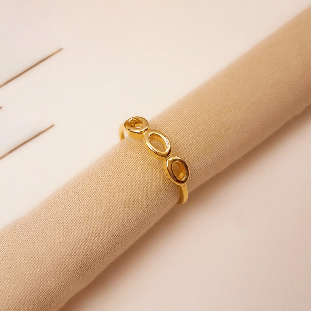 Buy Soulmates Forever  Gold Ring 22 KT yellow gold (2.14 gm). | Online By Giriraj Jewellers