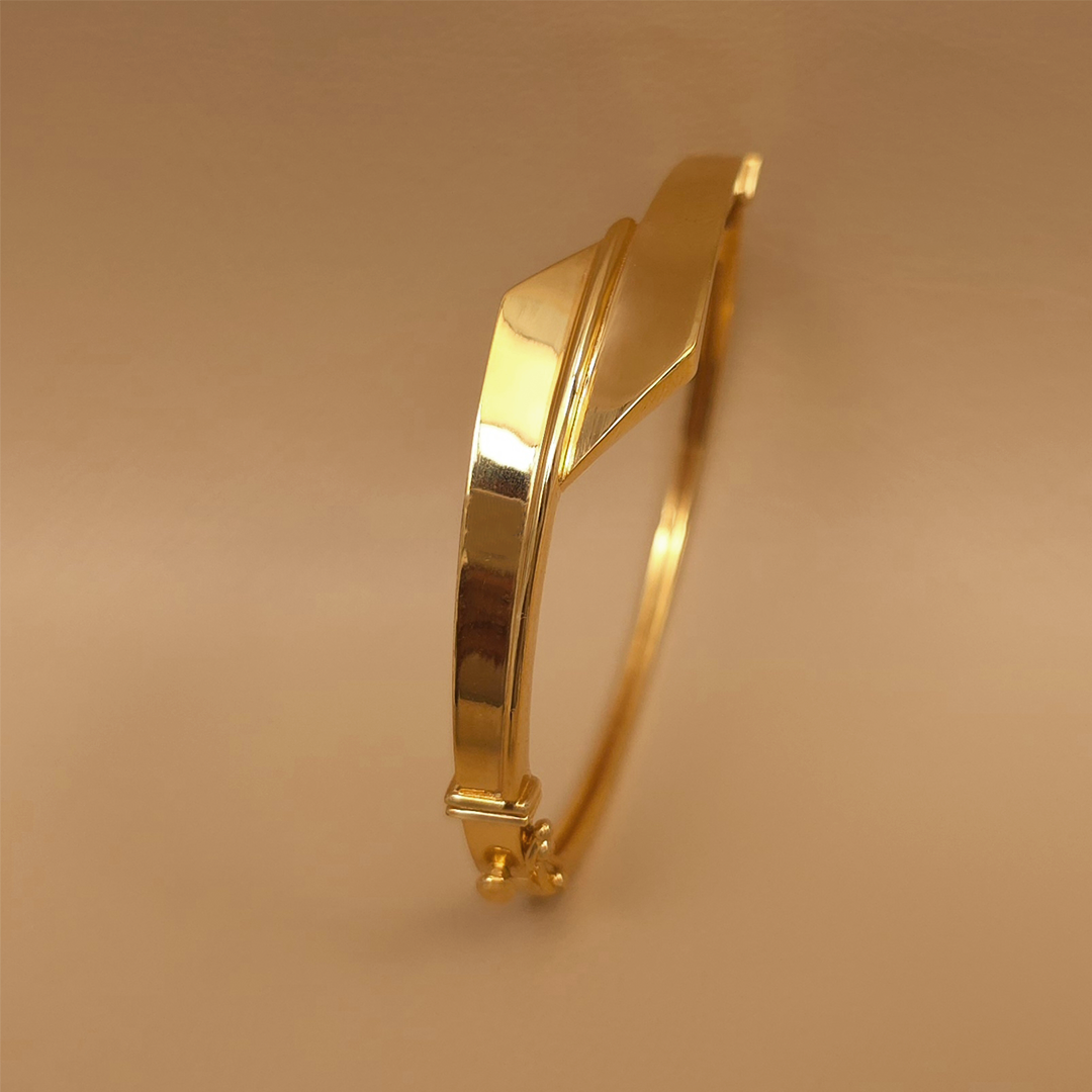 Buy Sleek Strip Gold Bracelets 22 KT yellow gold (14.8 gm). | Online By Giriraj Jewellers
