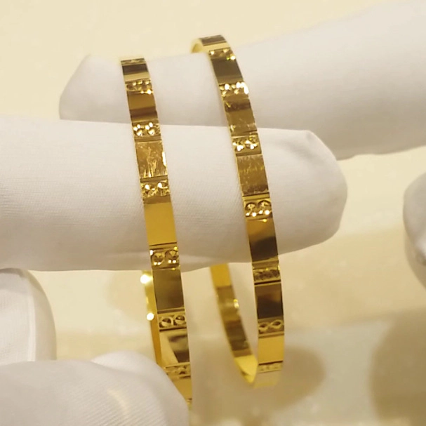 Buy Peshwai  Patli Bangles Solid Gold 22 KT yellow gold (30.5 gm). | Online By Giriraj Jewellers