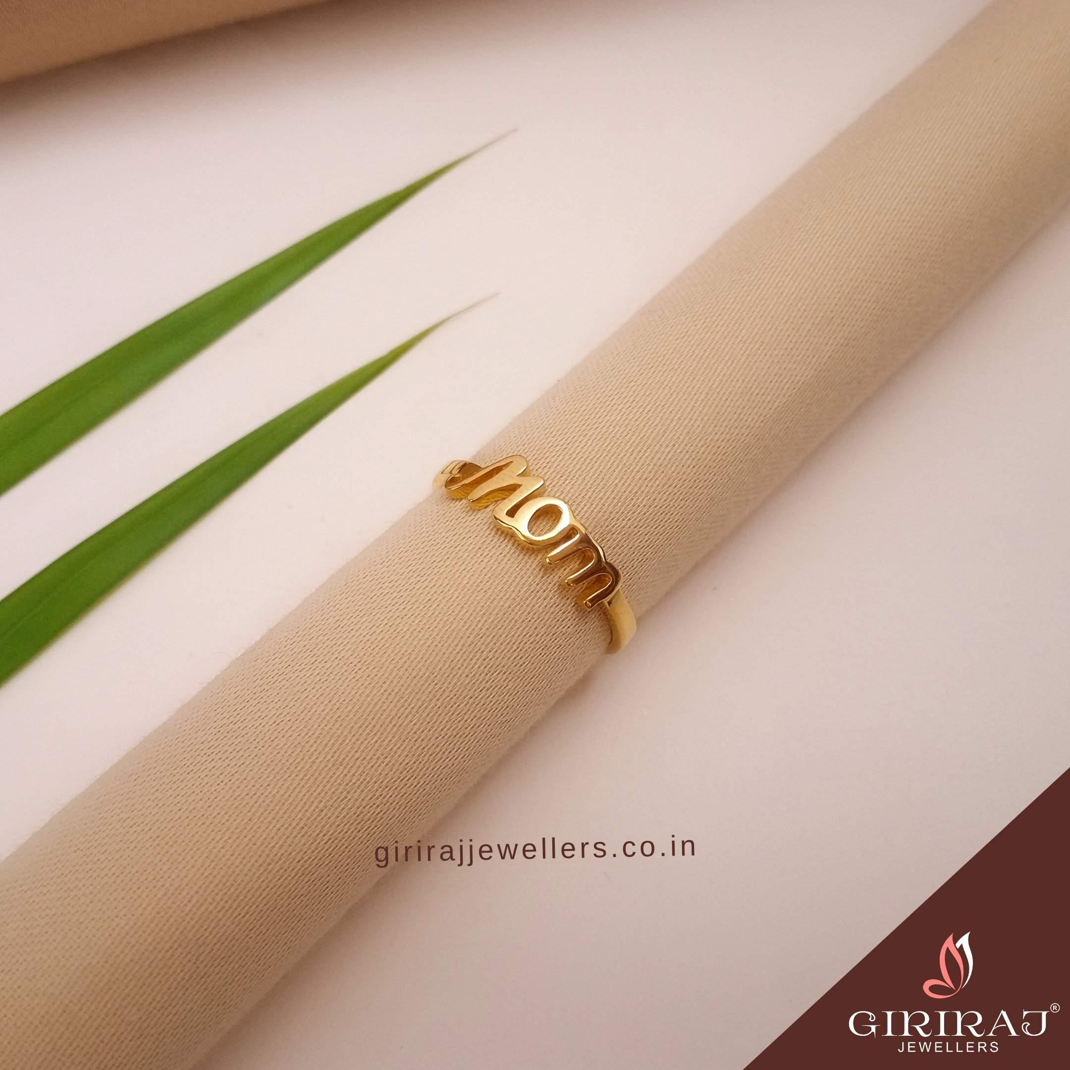 Buy 22k Gold Ring 22 KT yellow gold (1.94 gm). | Online By Giriraj Jewellers