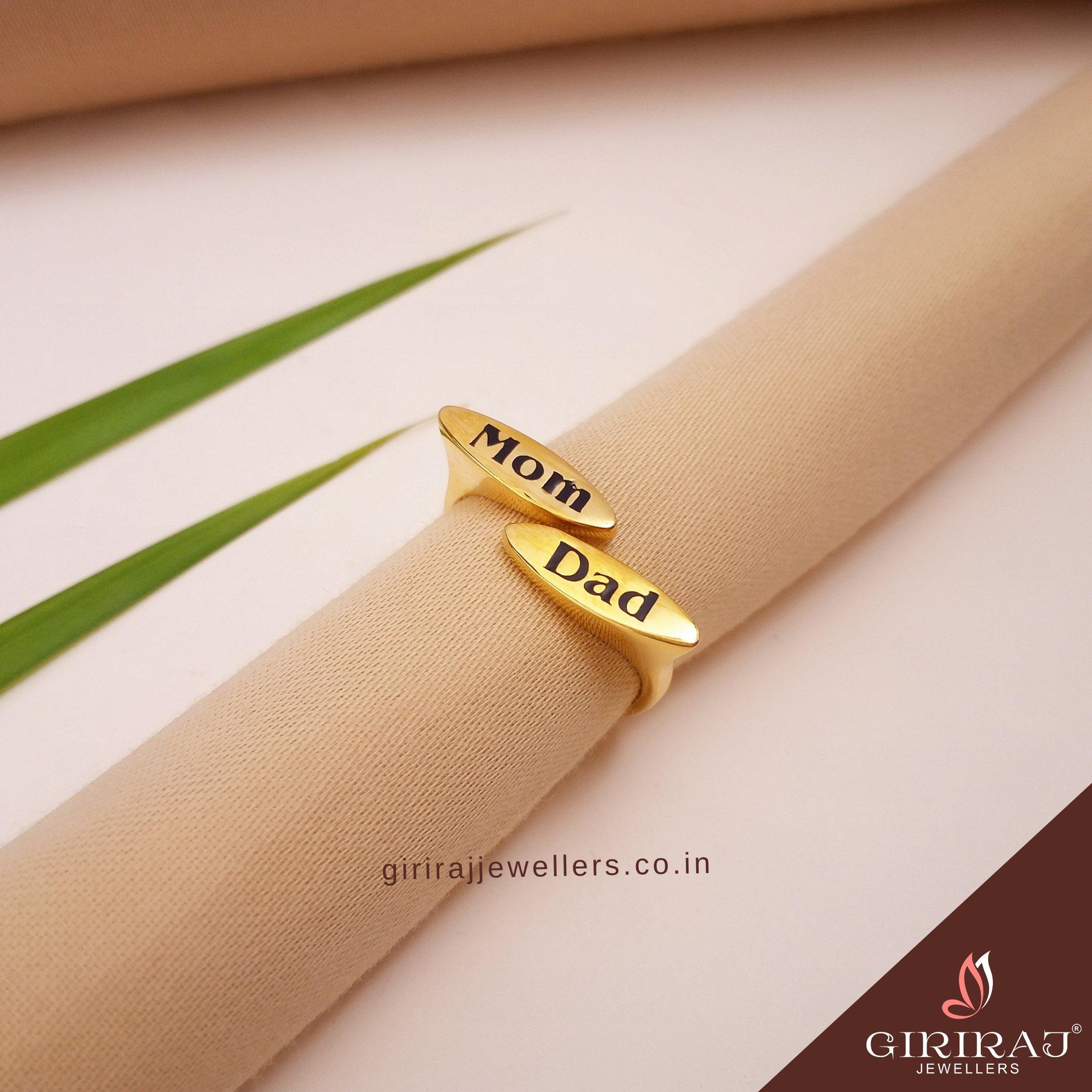 Buy 22k Gold Ring 22 KT yellow gold (3.58 gm). | Online By Giriraj Jewellers