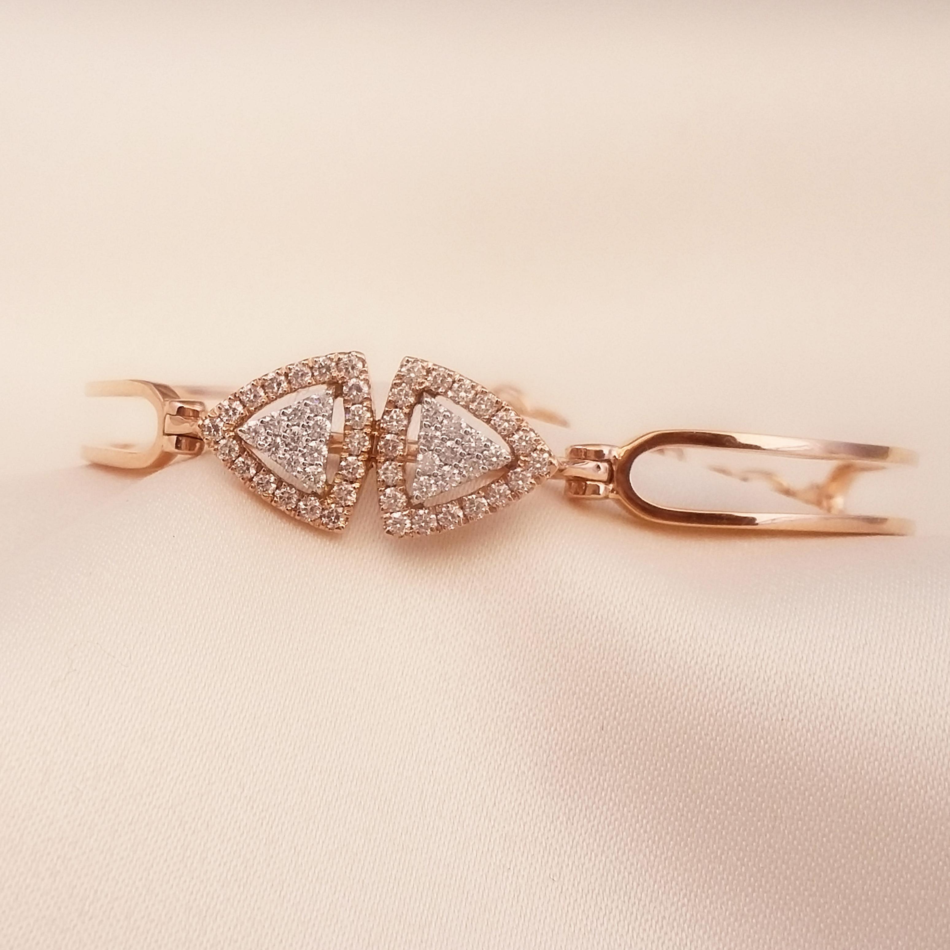 Pink Perfection Diamond Bracelet | Giriraj Jewellers