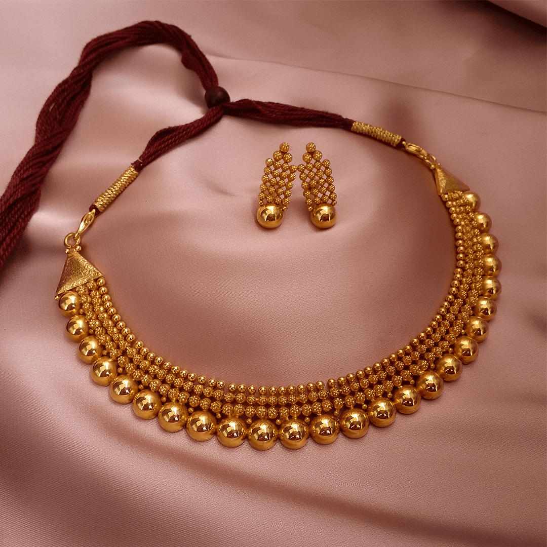 Buy Treasure Gold Necklace 22 KT yellow gold (34.6 gm). | Online By Giriraj Jewellers