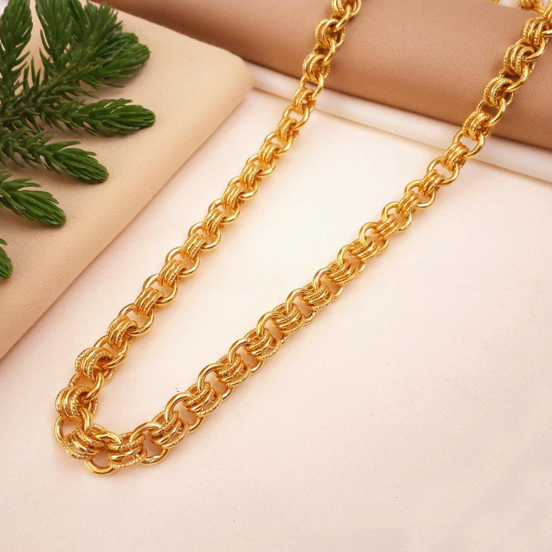 Buy Adrien Gold Chain for Men 22 KT yellow gold (43.5 gm). | Online By Giriraj Jewellers