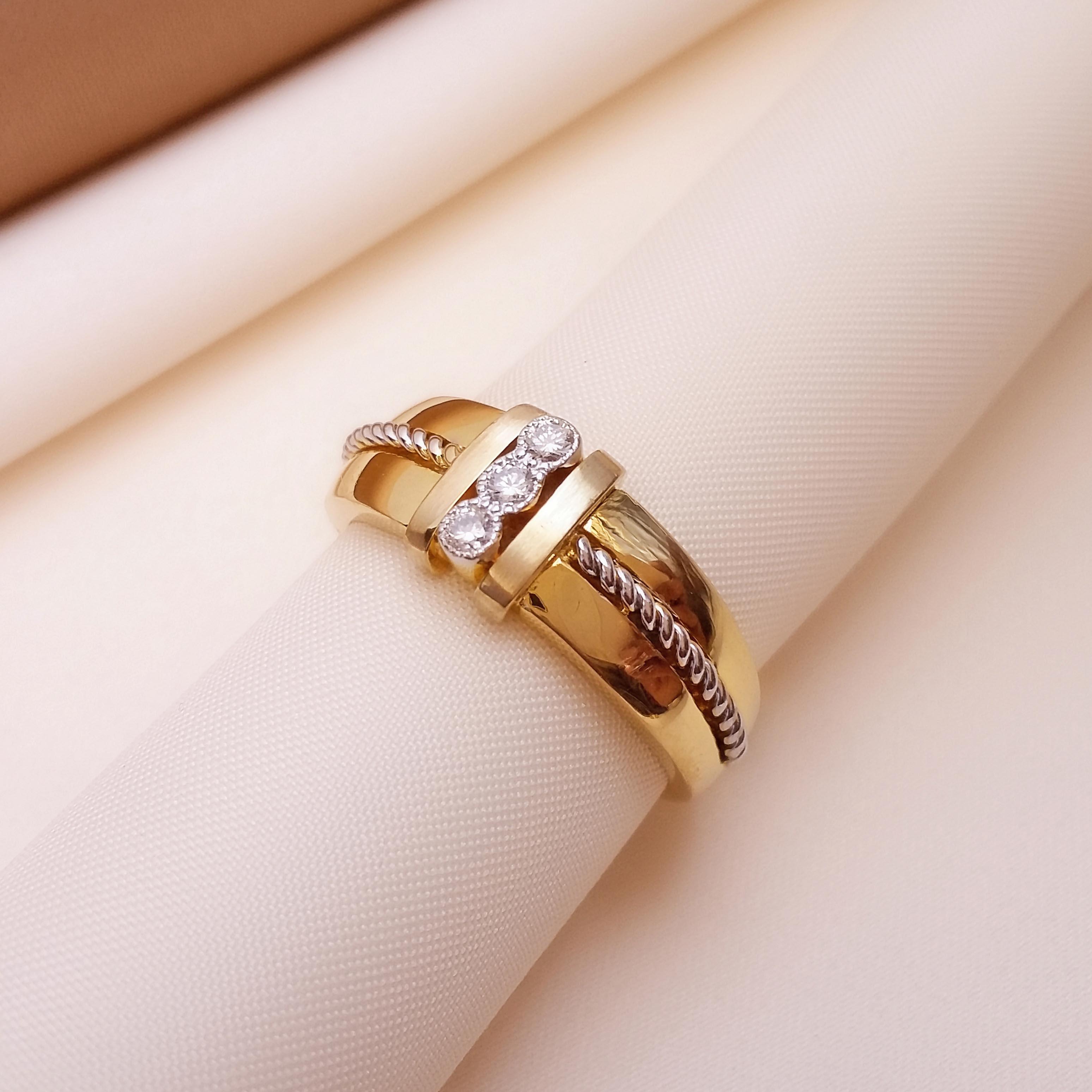 1 ct Mens Diamond Five Stone Wedding Ring Platinum-baongoctrading.com.vn