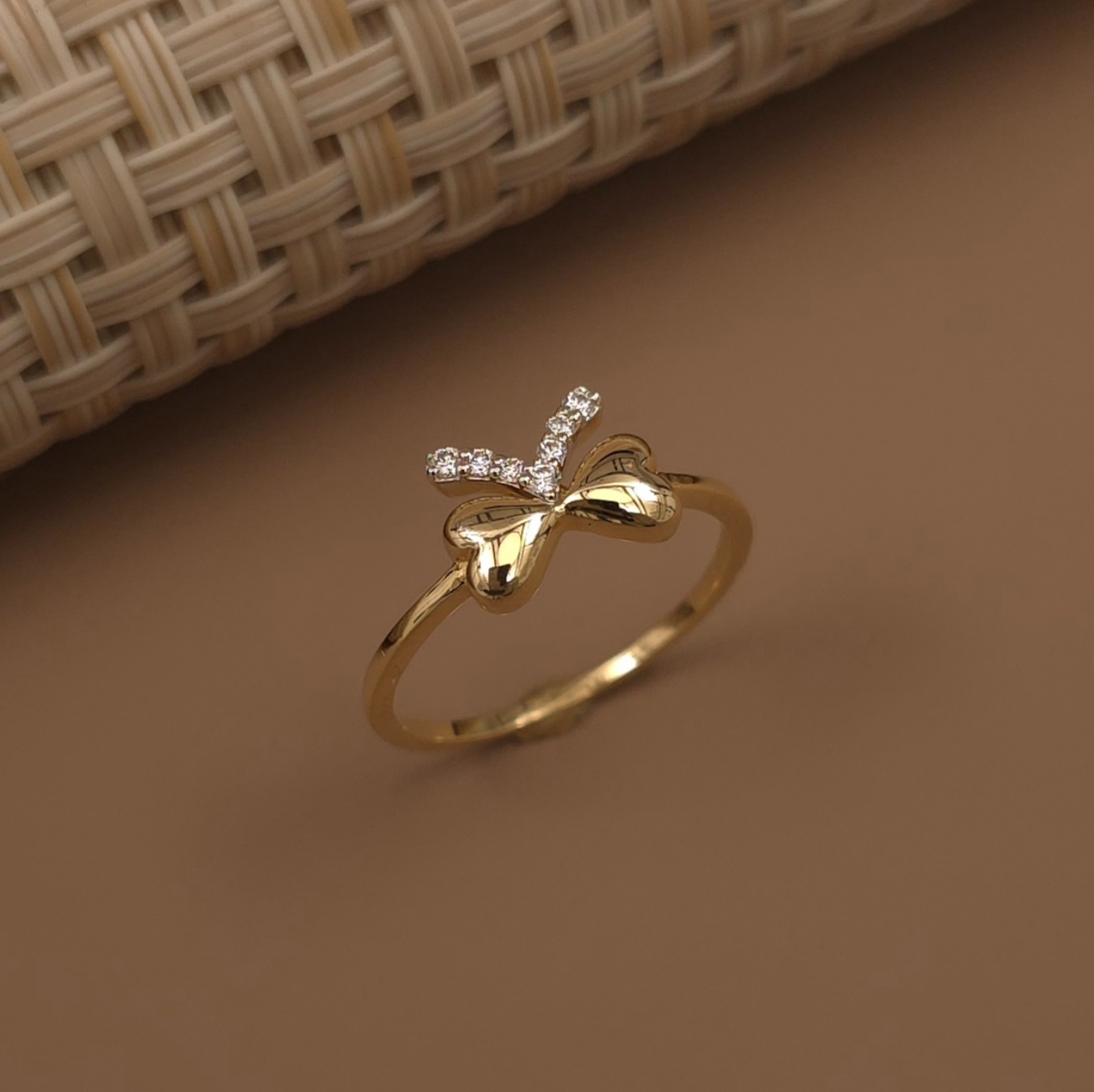 Buy A Love knoty  Diamond Ring 18 KT rose gold (1.856 gm). | Online By Giriraj Jewellers