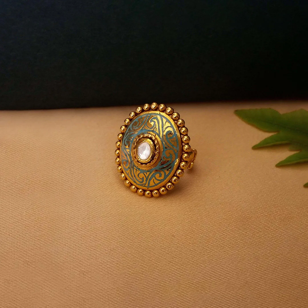 Buy Imprint  Gold Ring 22 KT yellow gold (5.9 gm). | Online By Giriraj Jewellers