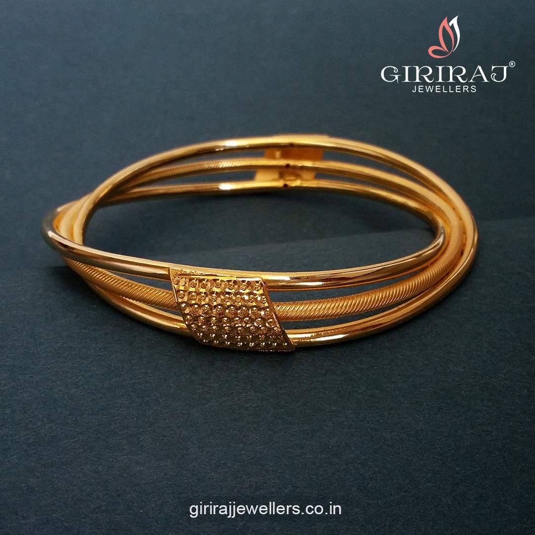 Buy Ravishing Gold Bracelet 22 KT yellow gold (16.7 gm). | Online By Giriraj Jewellers