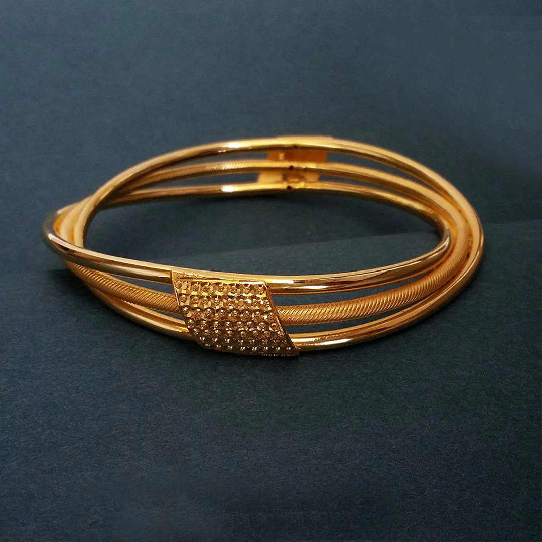 Buy Ravishing Gold Kada 22 KT yellow gold (20.6 gm). | Online By Giriraj Jewellers