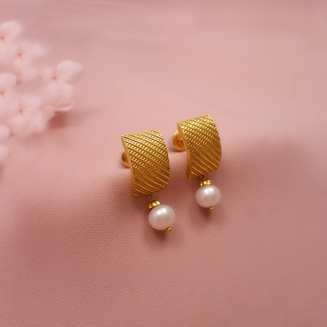 Buy Honeydrops  Gold Earrings 22 KT yellow gold (3.62 gm). | Online By Giriraj Jewellers