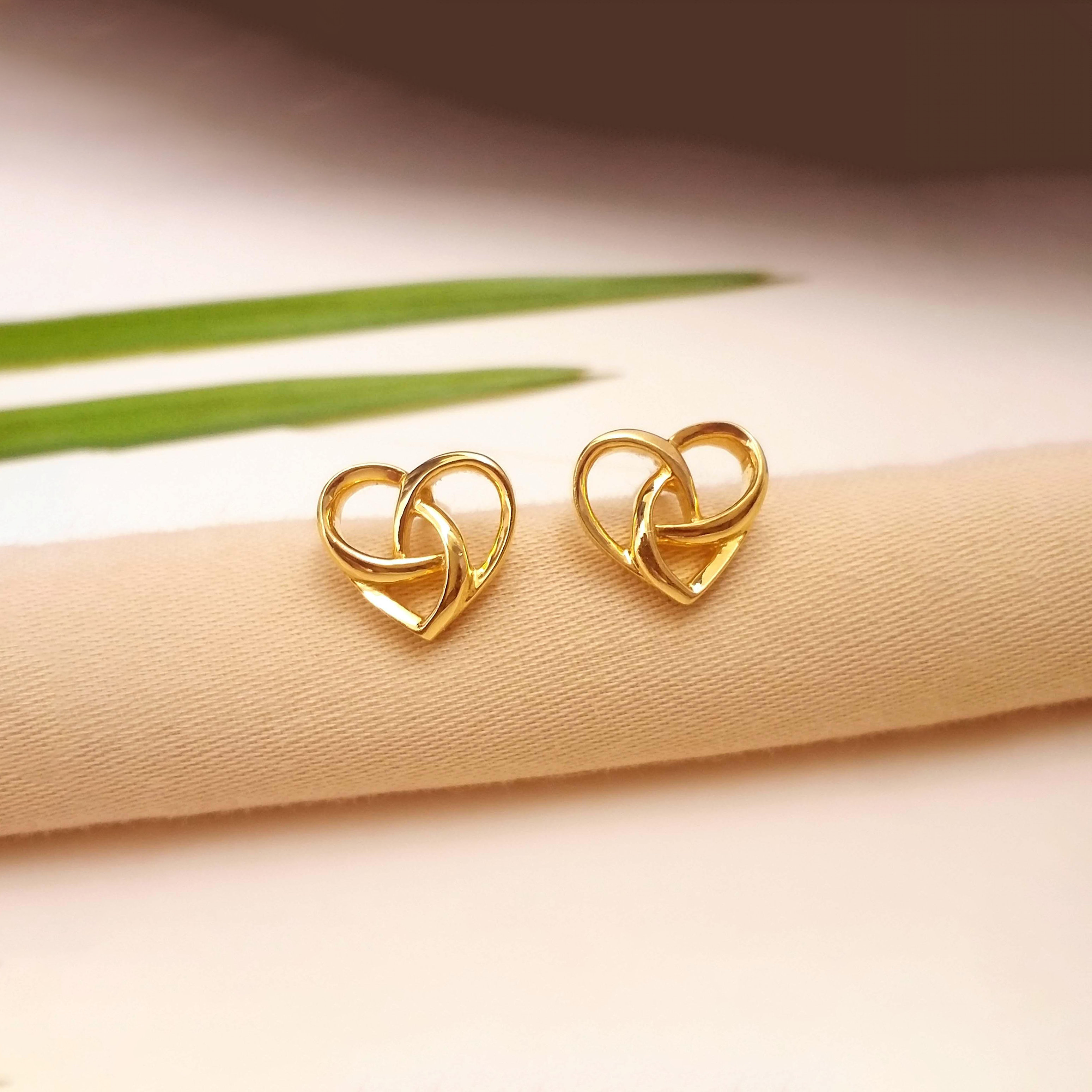 Gold Stud Earrings