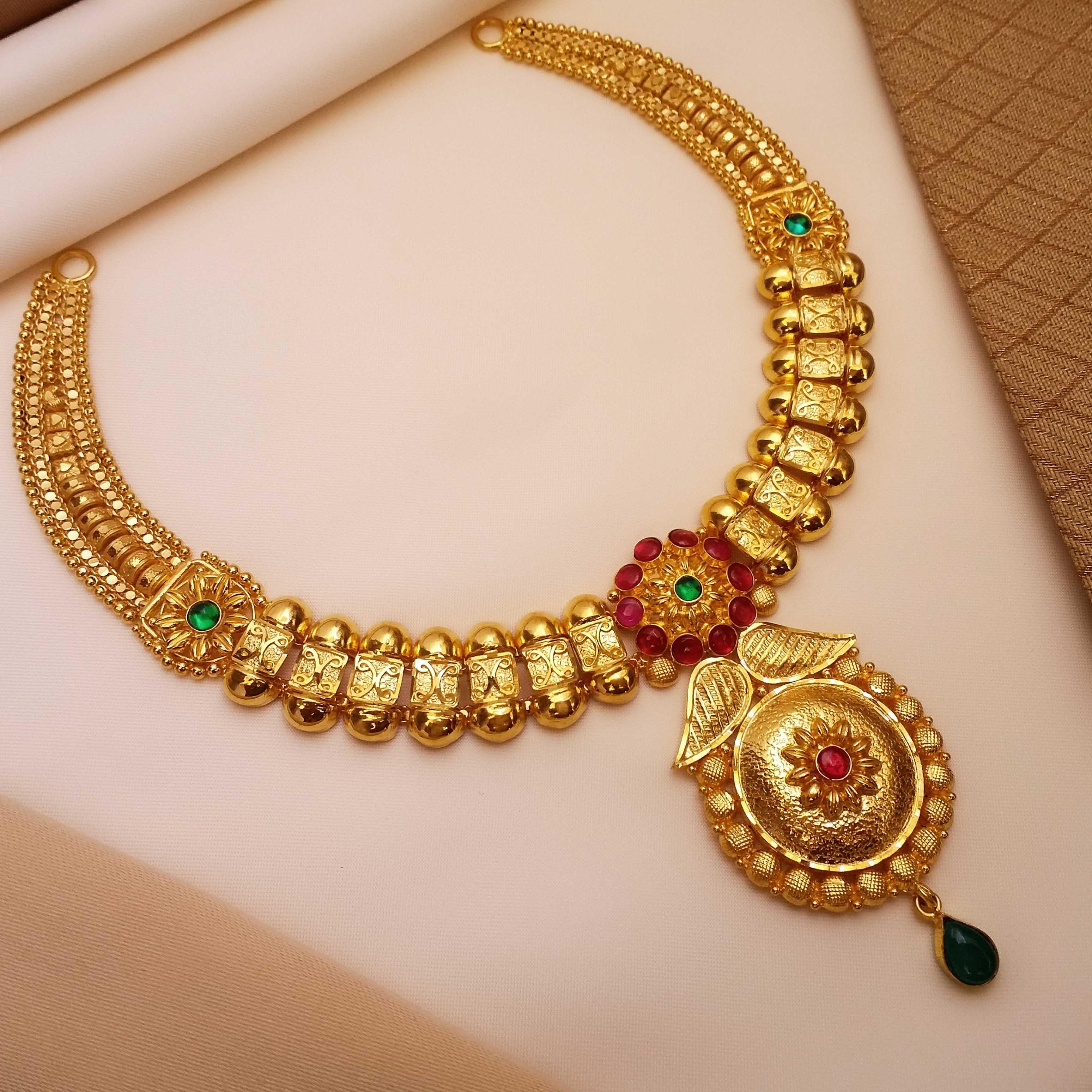 Buy Bandita 22k Gold Necklace 22 KT yellow gold (27.5 gm). | Online By Giriraj Jewellers
