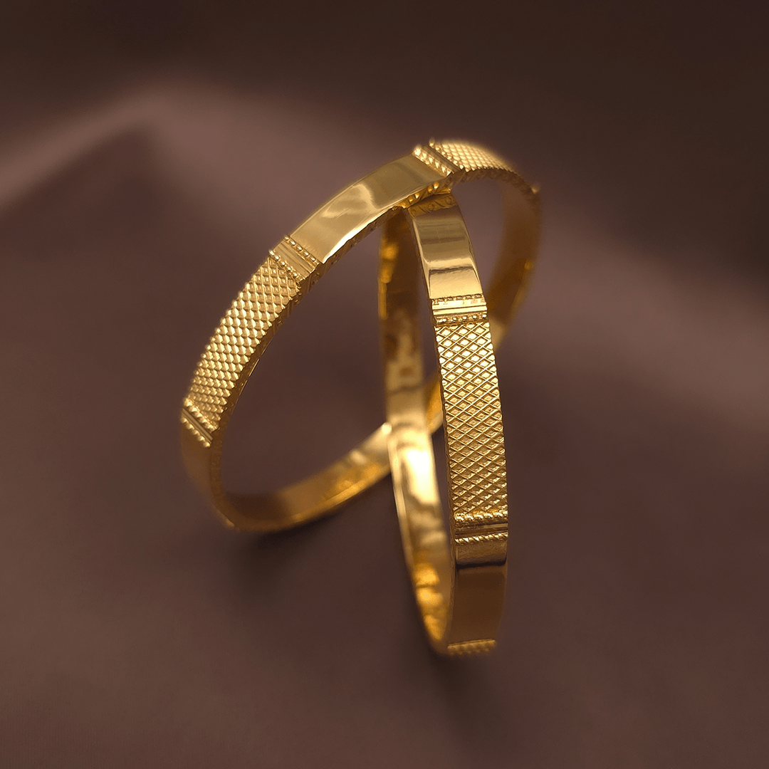 Buy Pallari 22Kt Gold Bangles 22 KT yellow gold (30 gm). At Best Price In India. Check Bangles & Bracelets New Designs At Giriraj Jewellers. BIS Care, Hallmark, 100% Certified | Trust & Quality of Giriraj Jewellers India | 24k gold bangles online | gold bangles for women new design | bracelet designs for wedding | buy gold diamond bangles | new gold bangles design | gold bracelet for mens with price | latest designs of gold bangles and kadas | trendy gold bangle for daily wear | gold bangles new design | gold kangan designs with price
