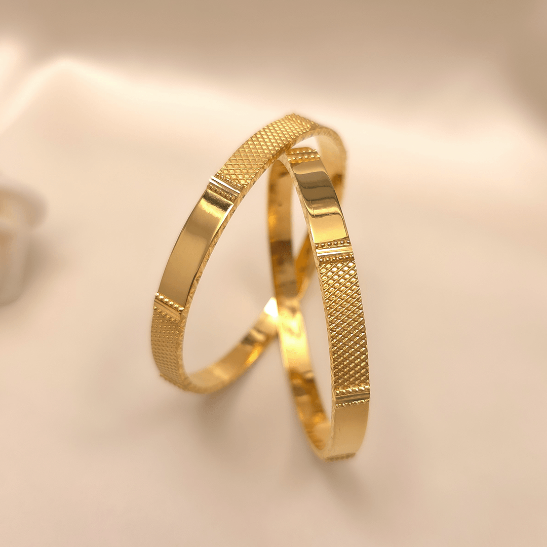 Buy Pallari 22Kt Gold Bangles 22 KT yellow gold (30 gm). At Best Price In India. Check Bangles & Bracelets New Designs At Giriraj Jewellers. BIS Care, Hallmark, 100% Certified | Trust & Quality of Giriraj Jewellers India | 24k gold bangles online | gold bangles for women new design | bracelet designs for wedding | buy gold diamond bangles | new gold bangles design | gold bracelet for mens with price | latest designs of gold bangles and kadas | trendy gold bangle for daily wear | gold bangles new design | gold kangan designs with price