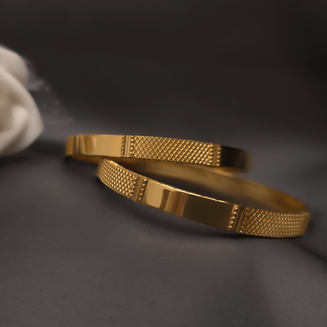 Buy Pallari 22Kt Gold Bangles 22 KT yellow gold (30 gm). At Best Price In India. Check Bangles & Bracelets New Designs At Giriraj Jewellers. BIS Care, Hallmark, 100% Certified | Trust & Quality of Giriraj Jewellers India | 24k gold bangles online | gold bangles for women new design | bracelet designs for wedding | buy gold diamond bangles | new gold bangles design | gold bracelet for mens with price | latest designs of gold bangles and kadas | trendy gold bangle for daily wear | gold bangles new design | gold kangan designs with price