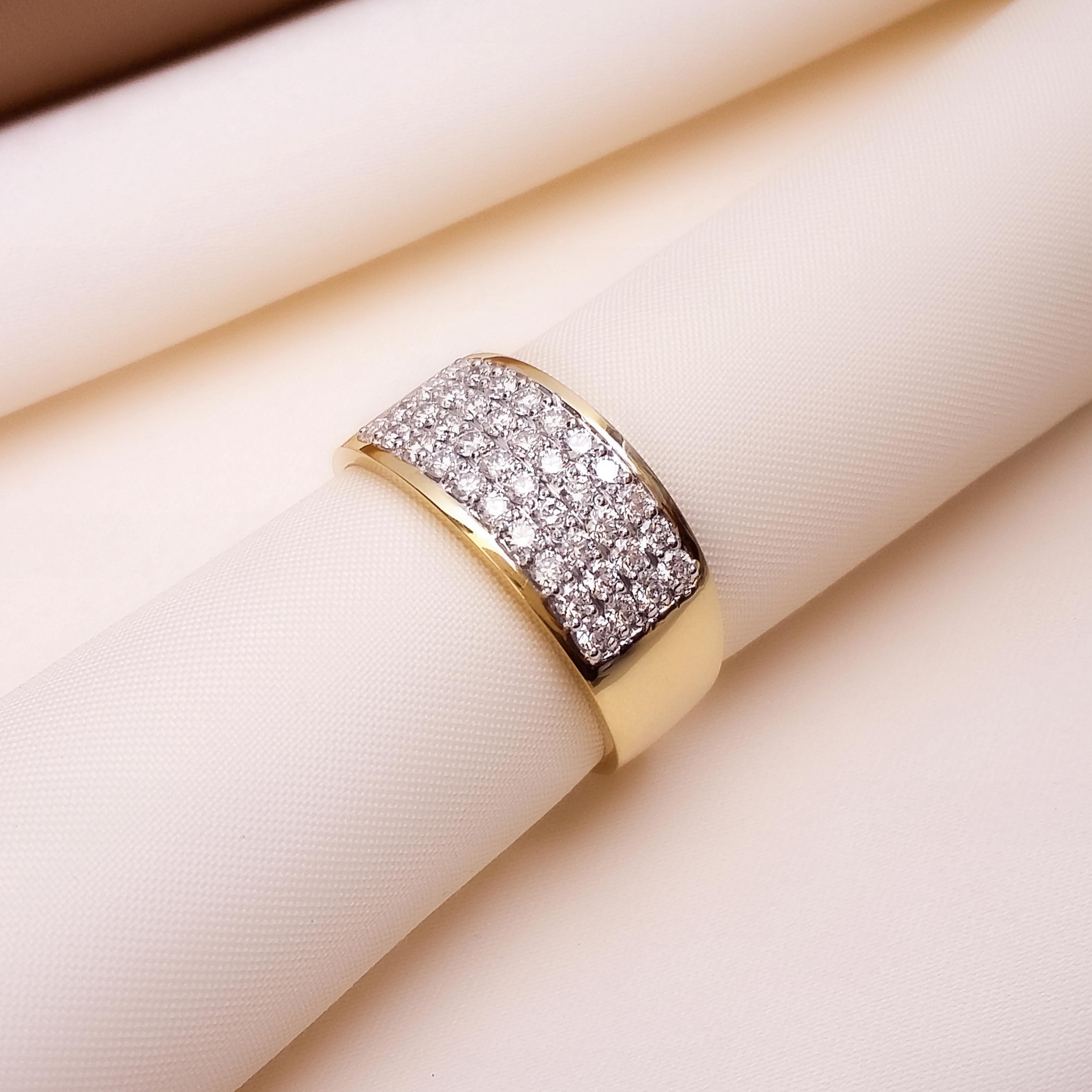 10K Yellow Gold Mens Diamond Ring - A&V Pawn-baongoctrading.com.vn