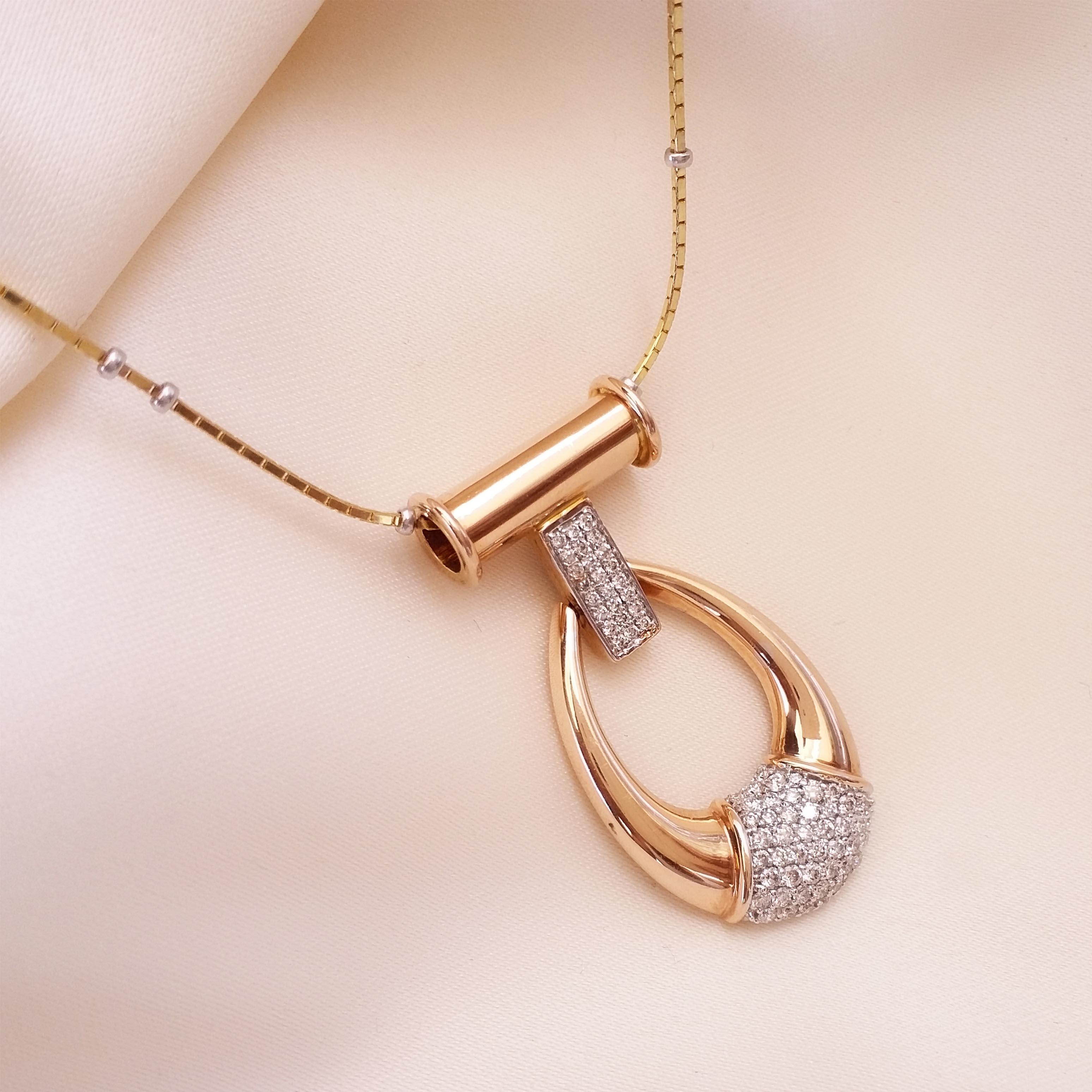 Buy Waheera Diamond Pendant 14 KT rose gold (5.704 gm). | Online By Giriraj Jewellers