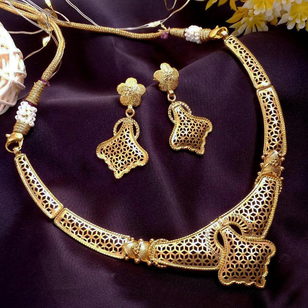 Buy Nandini 22k Gold Necklace 22 KT yellow gold (23.2 gm). | Online By Giriraj Jewellers