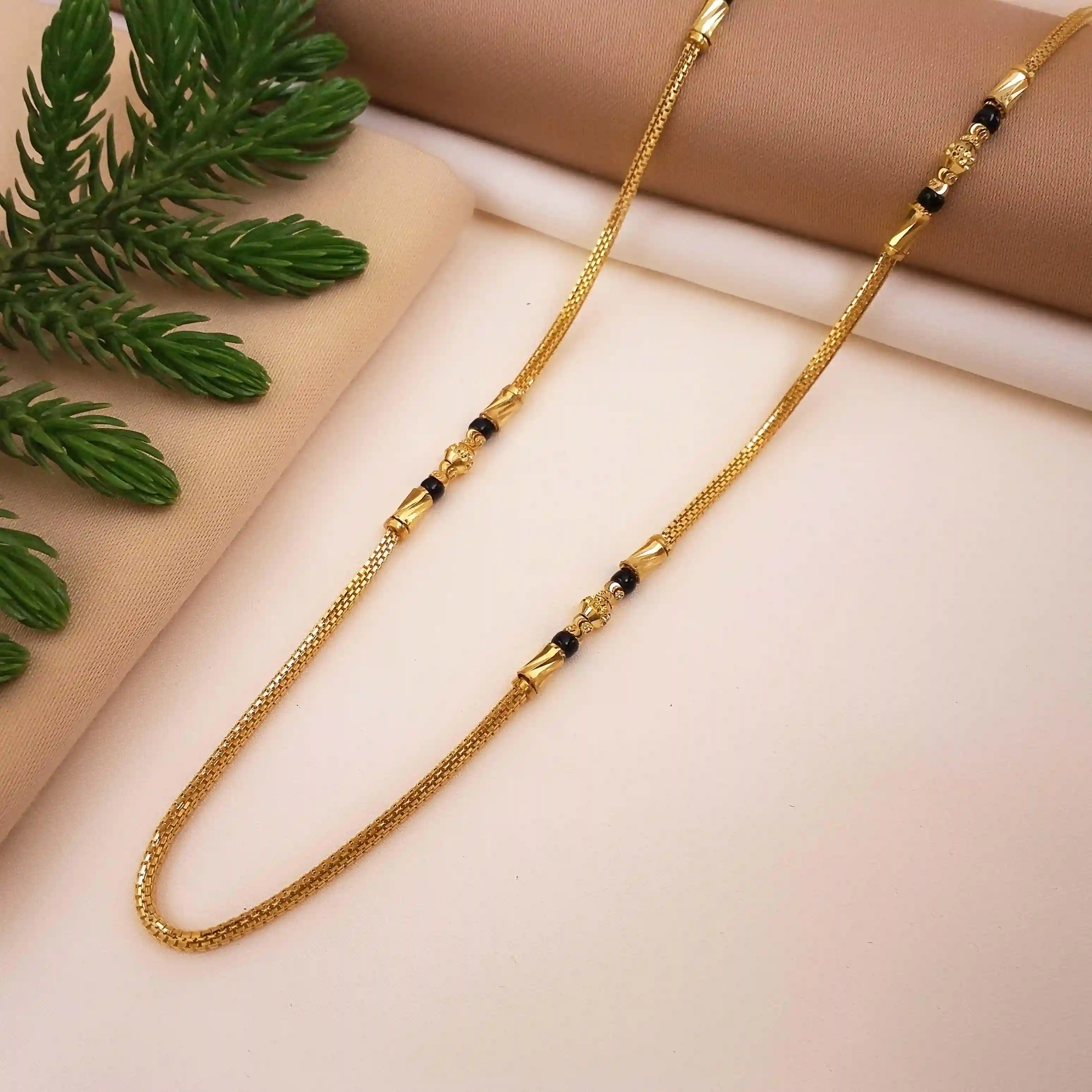 Buy Grace Gold Mangalsutra 22 KT yellow gold (21.14 gm). | Online By Giriraj Jewellers