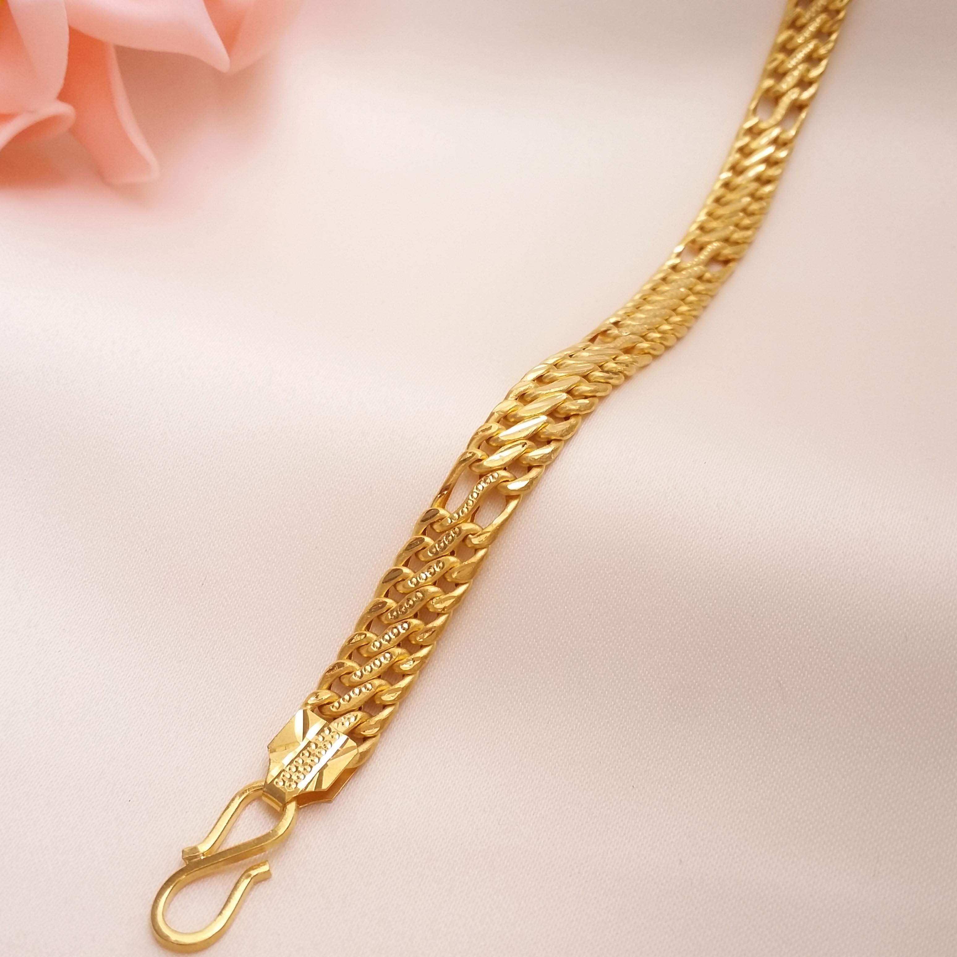 Buy Enduring Elegance Gold Bracelet 22 KT yellow gold (12.3 gm). | Online By Giriraj Jewellers