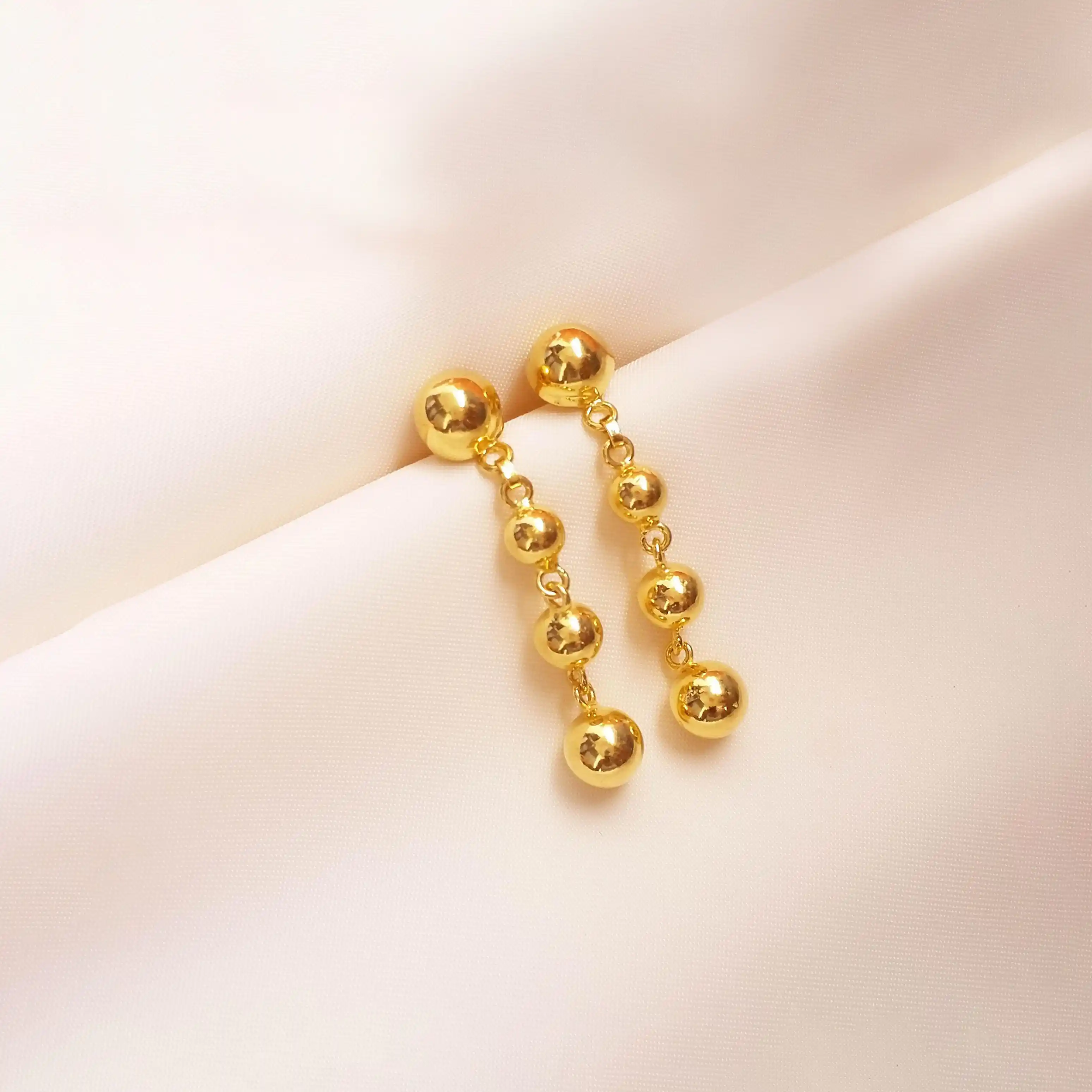 Buy Avery Gold Dangle Earrings 22 KT yellow gold (5.4 gm). | Online By Giriraj Jewellers