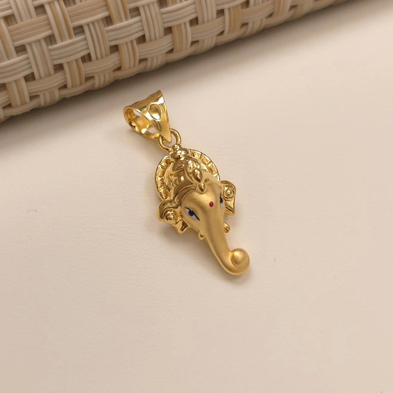 Buy Lambodhara Gold Pendant 22 KT yellow gold (1.48 gm). | Online By Giriraj Jewellers